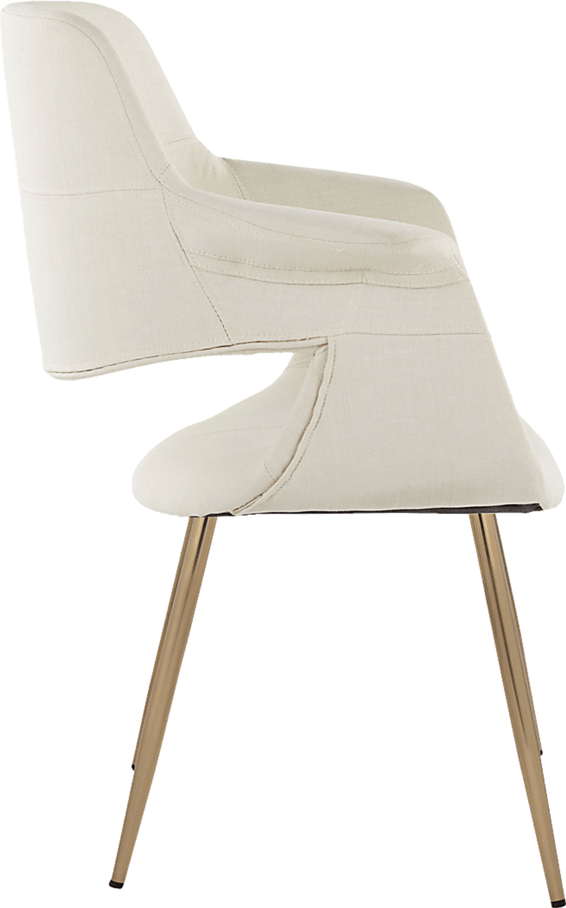Lafanette I Cream Arm Chair, Set of 2 - Image 3