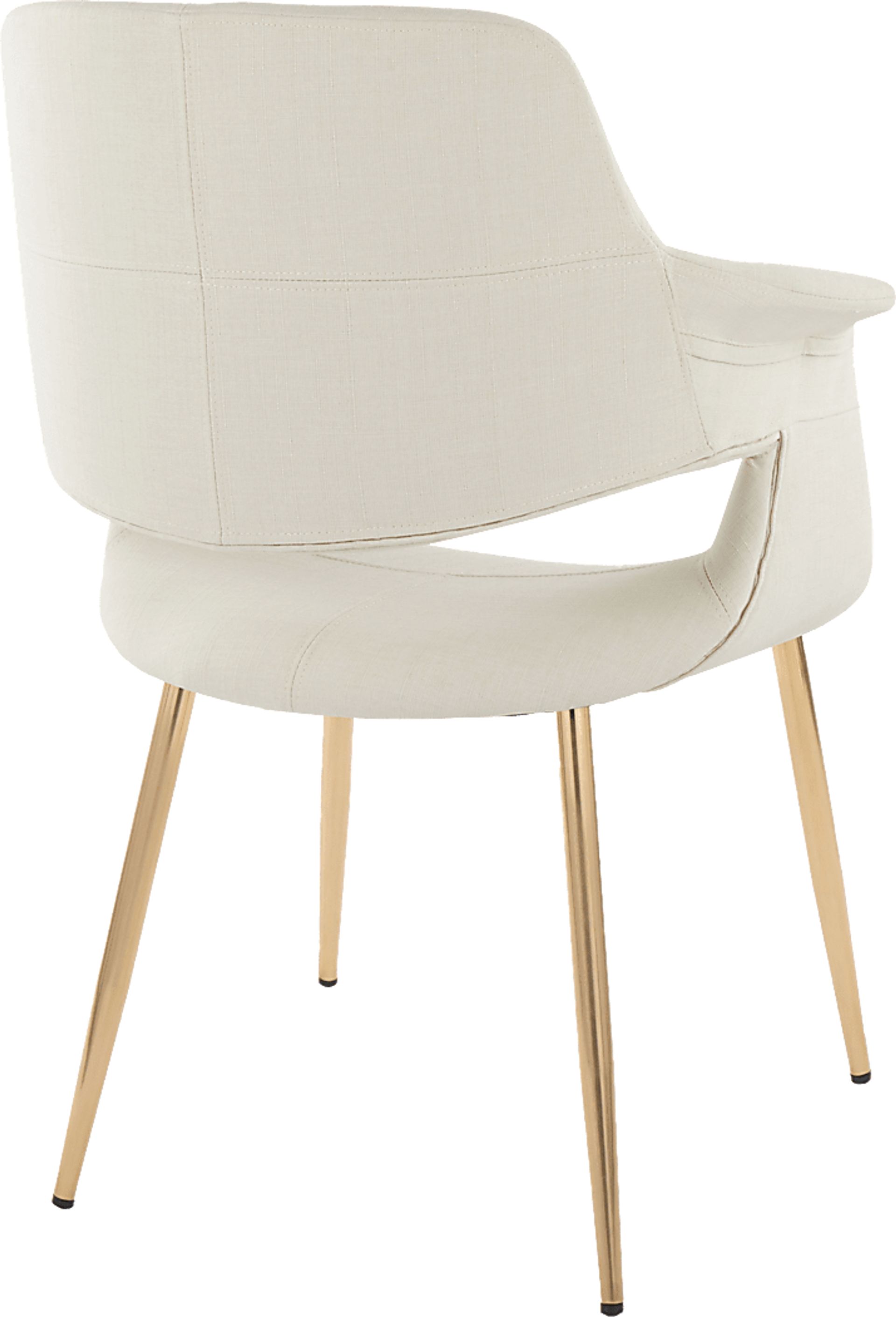 Lafanette I Cream Arm Chair, Set of 2 - Image 4