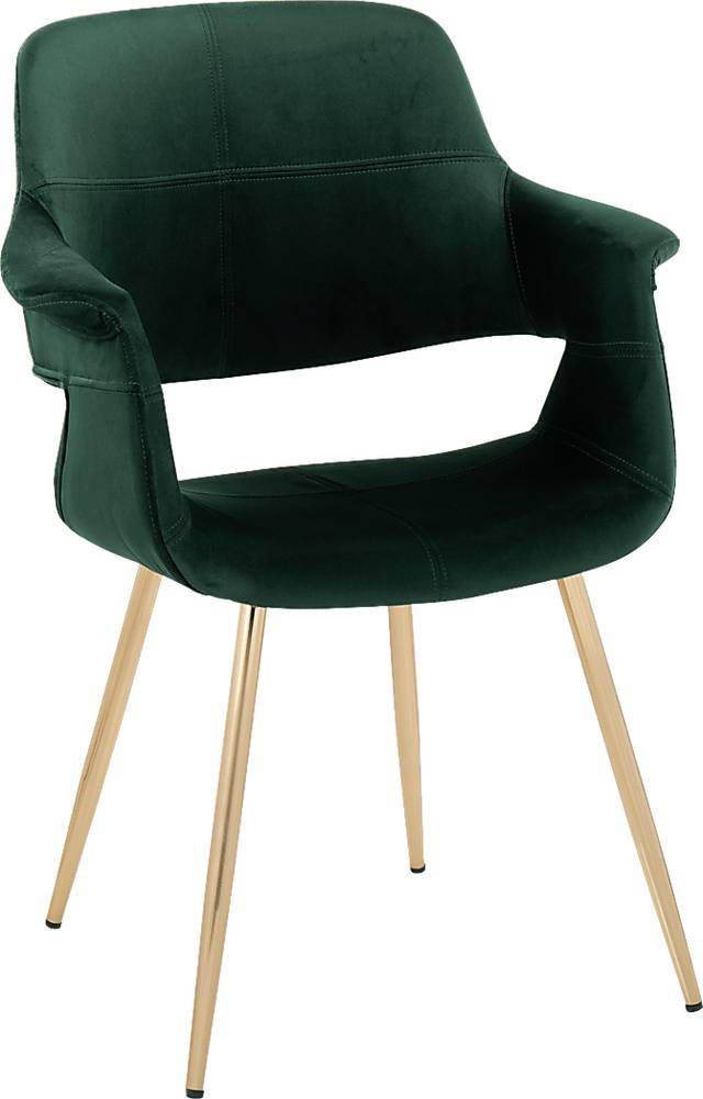Lafanette I Green Arm Chair, Set of 2 - Thumbnail - Image 3
