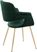 Lafanette I Green Arm Chair, Set of 2