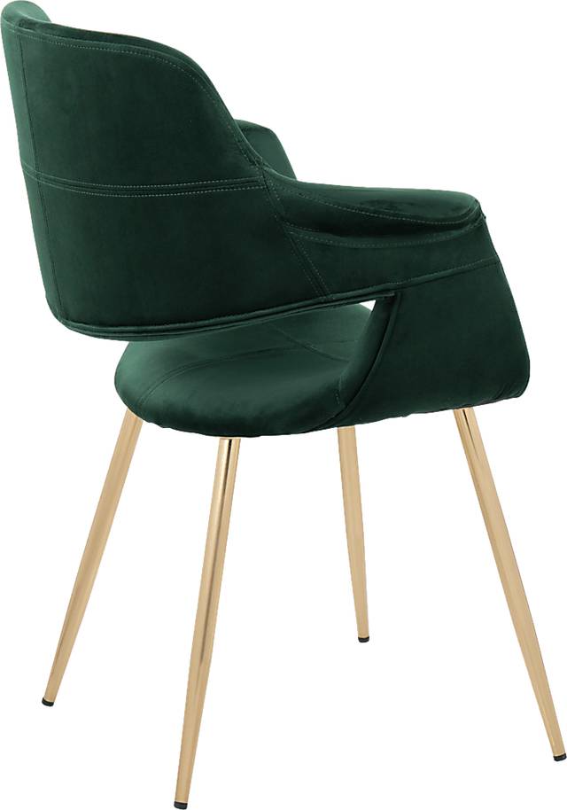 Lafanette I Green Arm Chair, Set of 2 - Thumbnail - Image 5