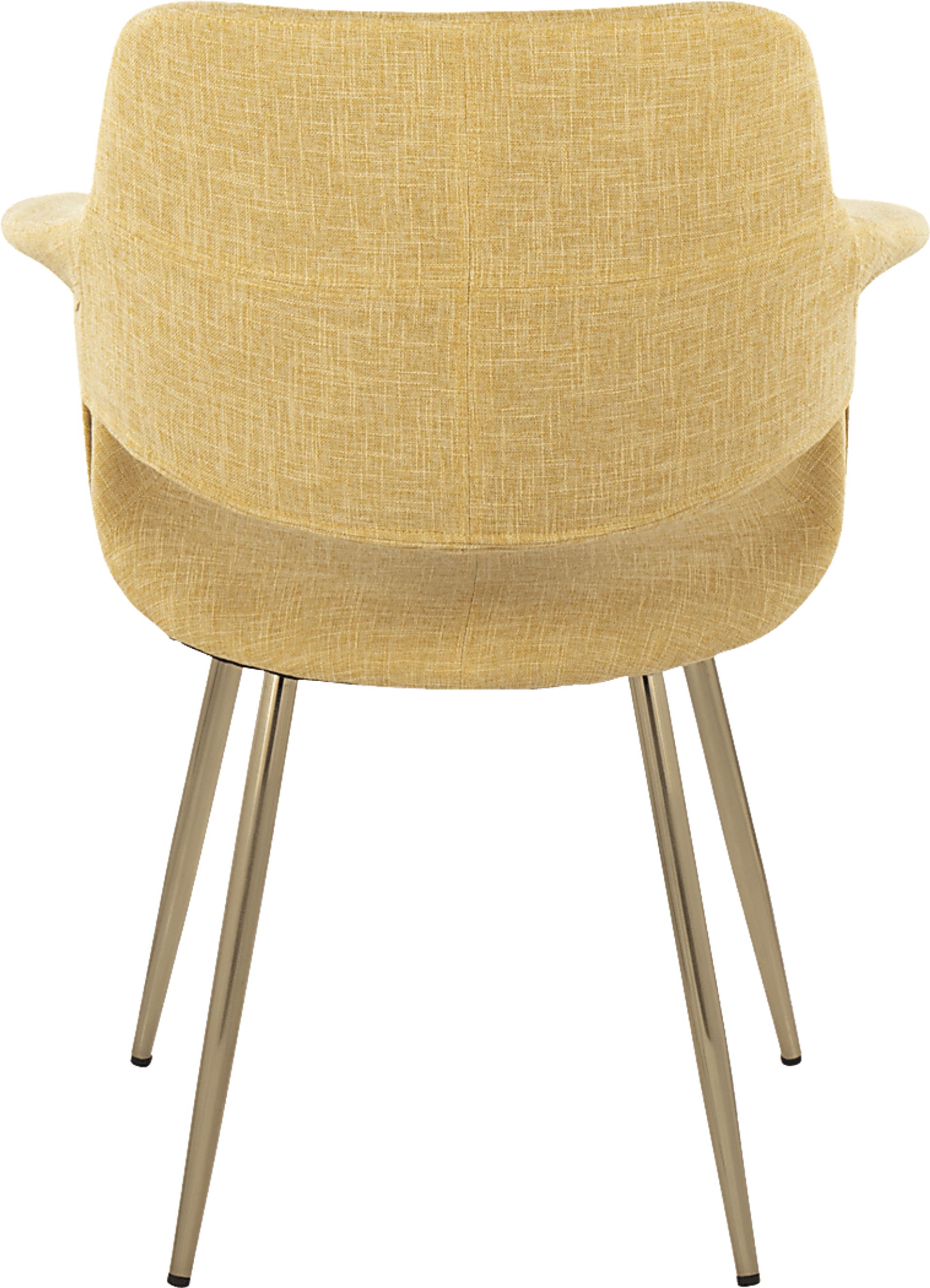 Lafanette I Yellow Arm Chair, Set of 2 - Image 5