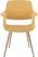 Lafanette I Yellow Arm Chair, Set of 2