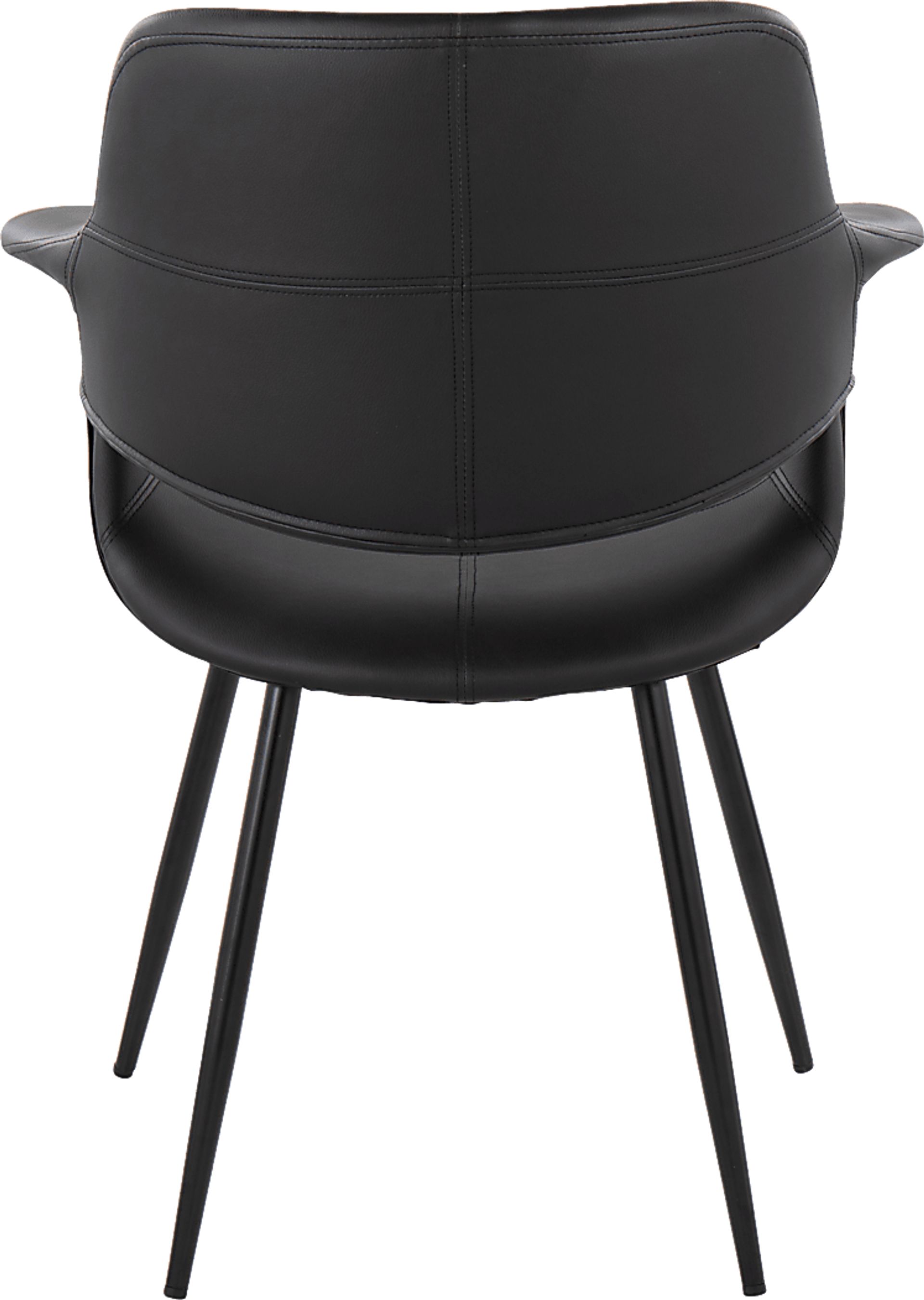 Lafanette II Black Arm Chair, Set of 2 - Image 7
