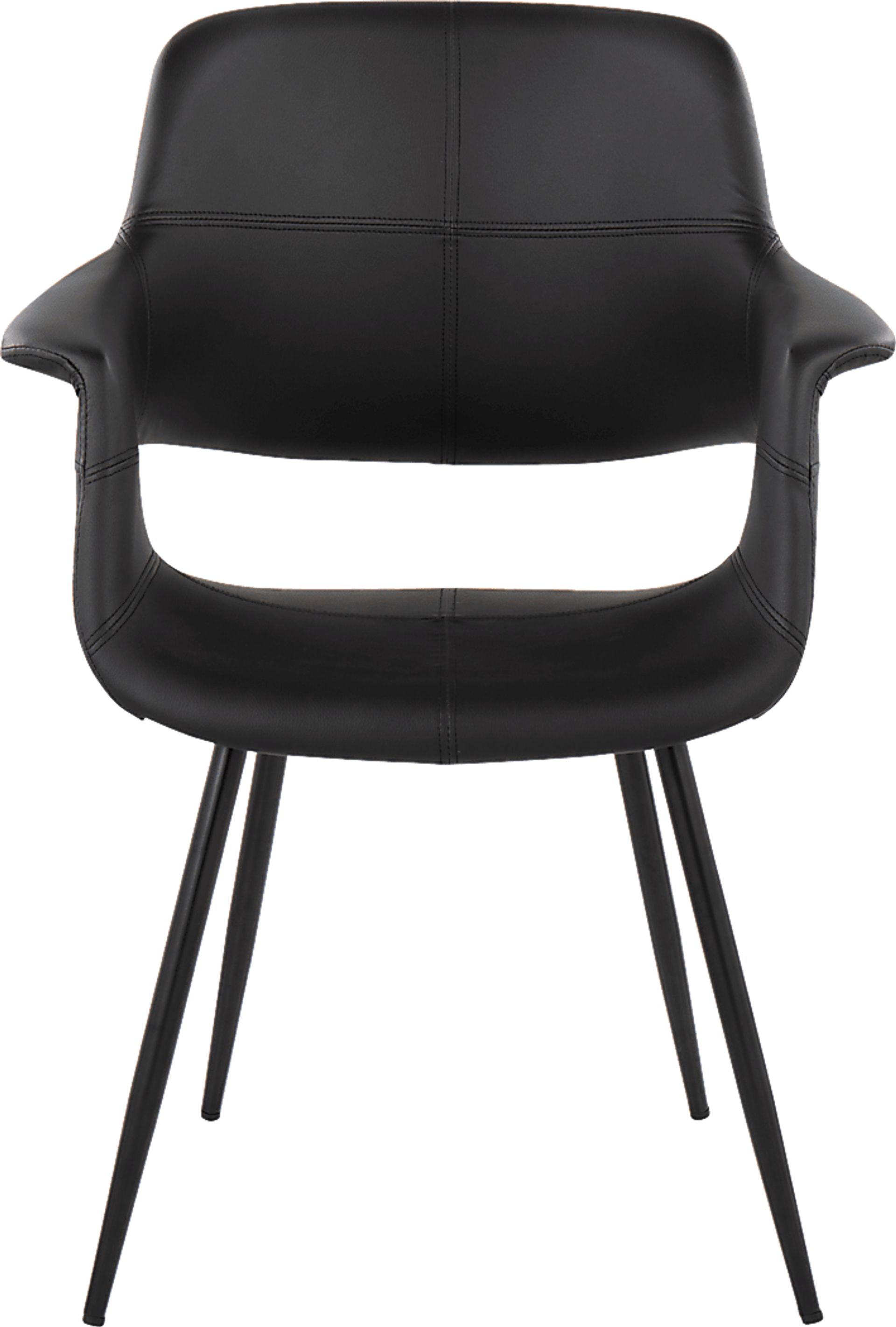 Lafanette II Black Arm Chair, Set of 2 - Image 8