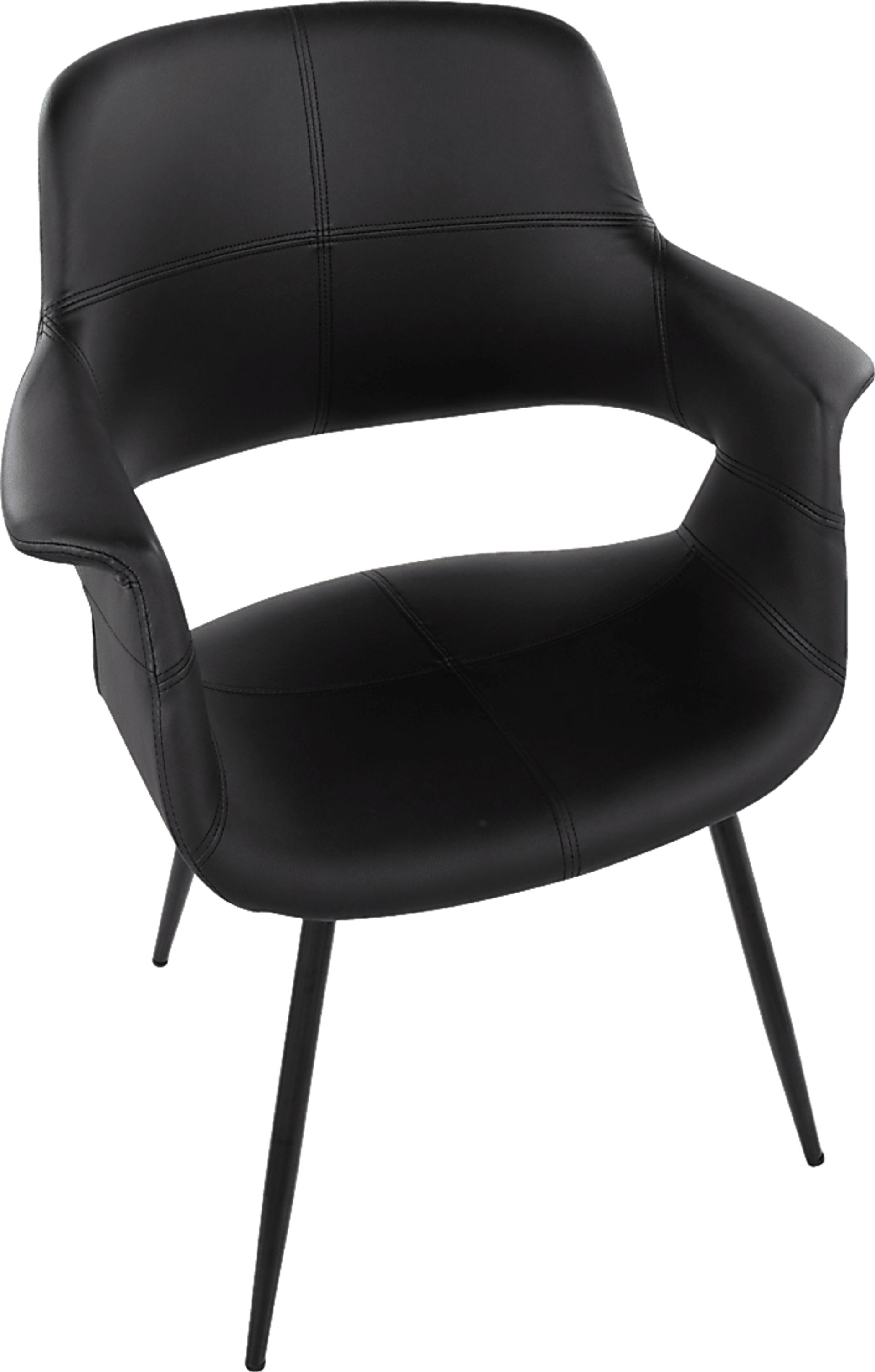 Lafanette II Black Arm Chair, Set of 2 - Image 9