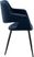 Lafanette II Blue Arm Chair, Set of 2