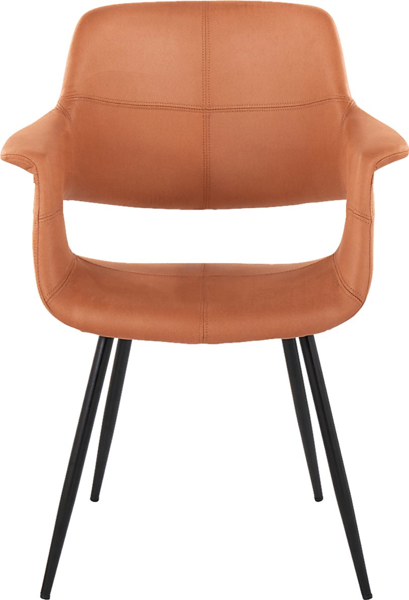 Lafanette II Camel Arm Chair, Set of 2