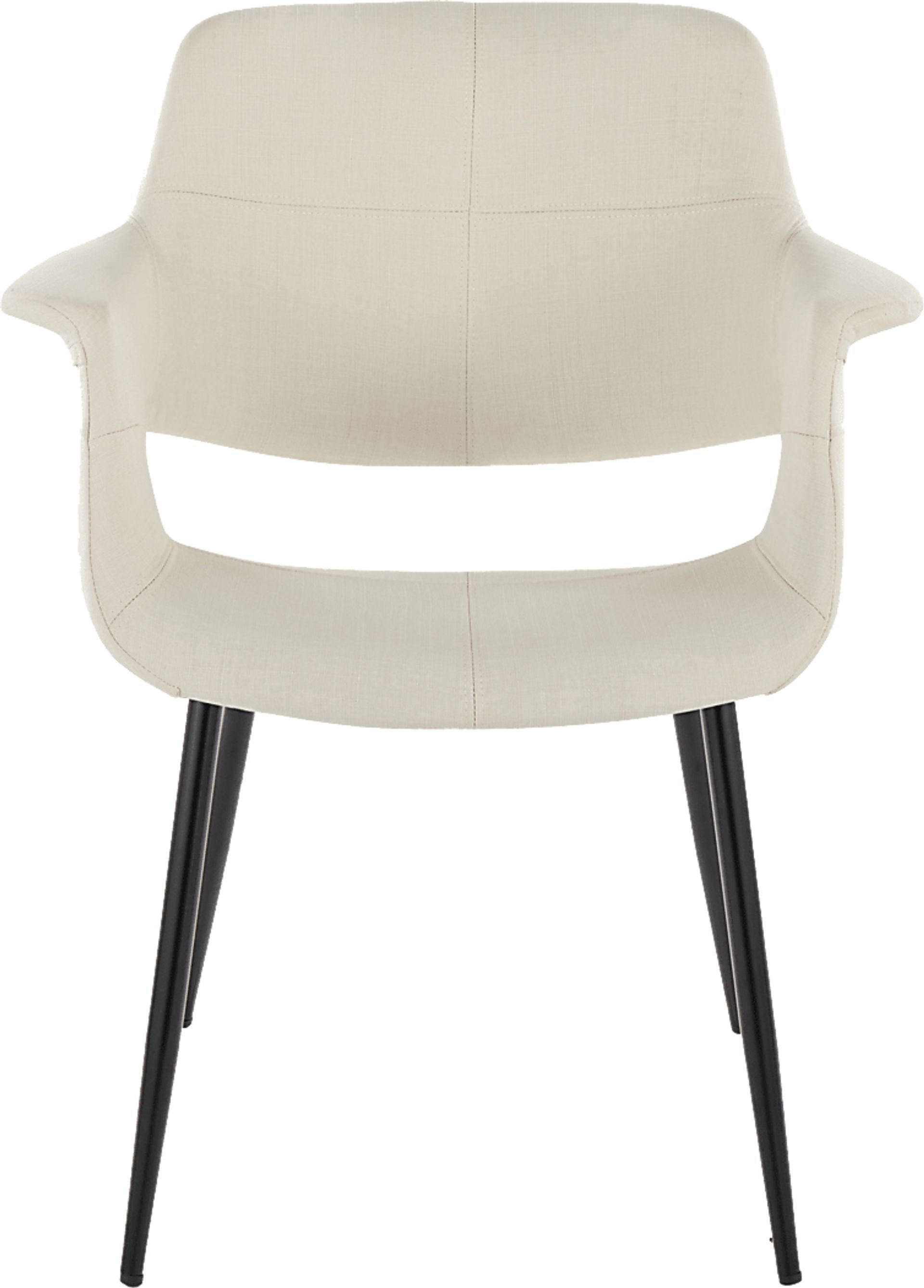 Lafanette II Cream Arm Chair, Set of 2 - Image 5