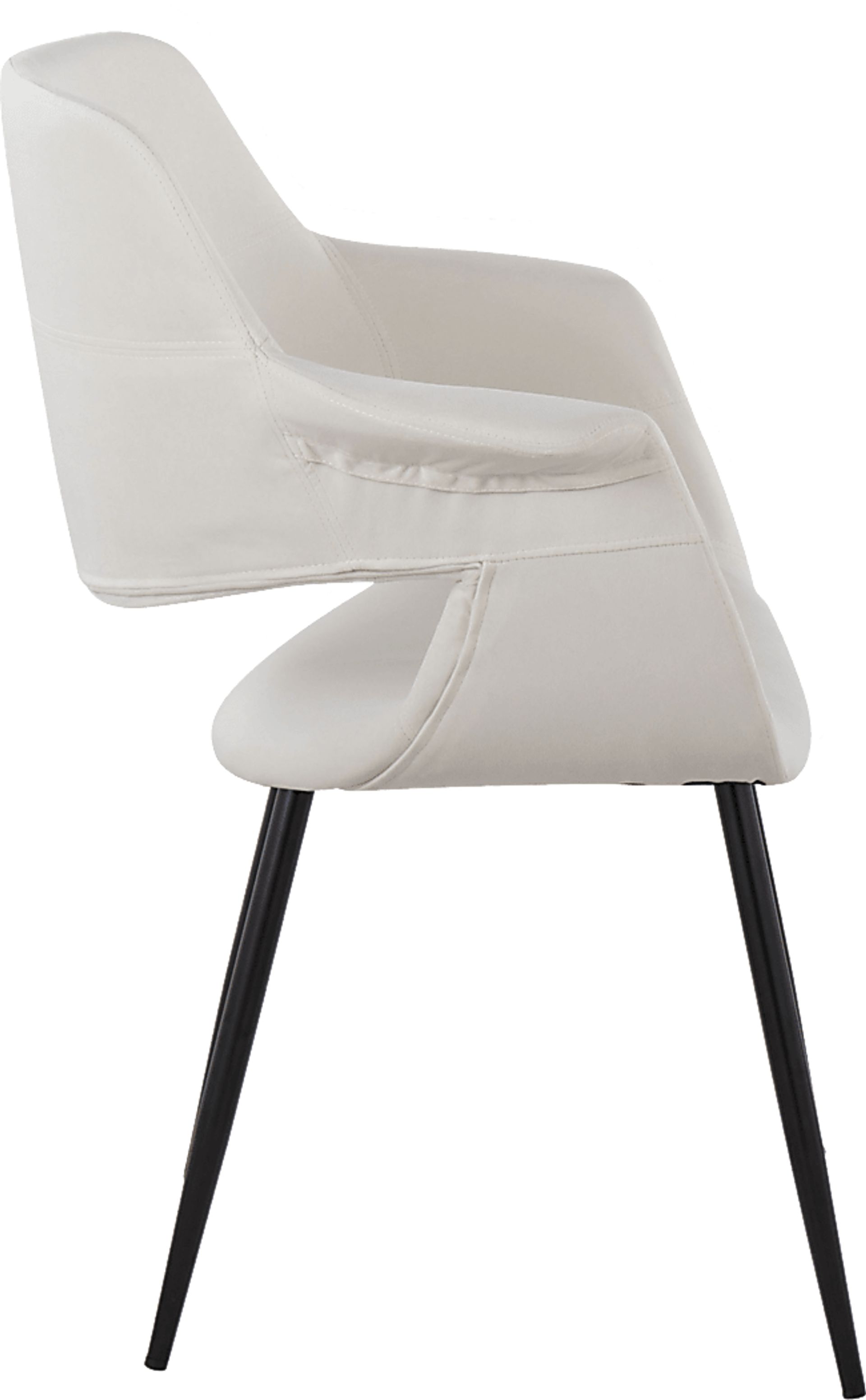 Lafanette II Cream Arm Chair, Set of 2 - Image 5