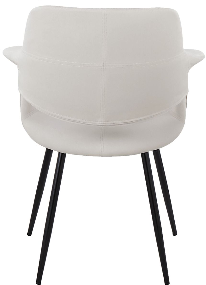 Lafanette II Cream Arm Chair, Set of 2