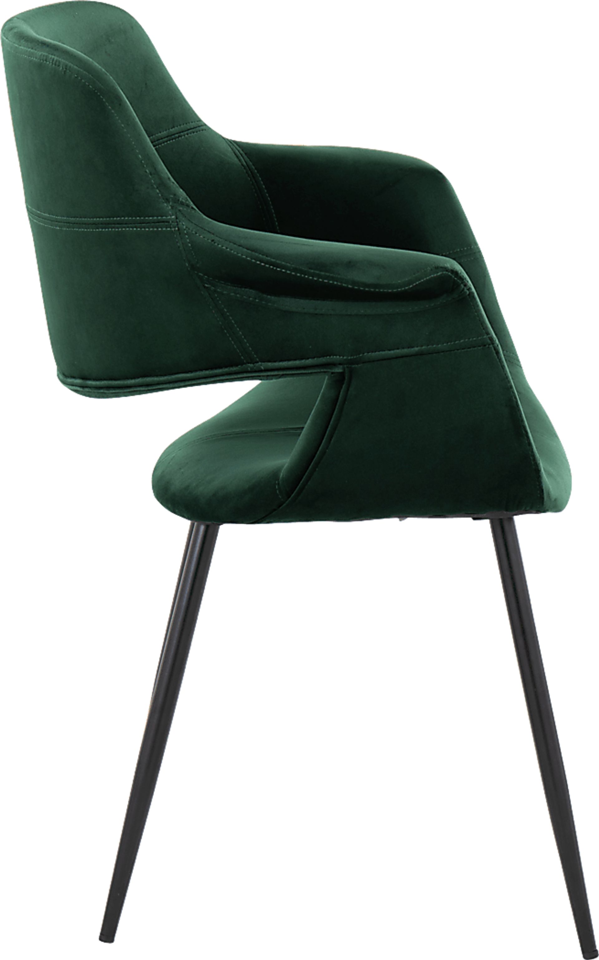 Lafanette II Green Arm Chair, Set of 2 - Image 4