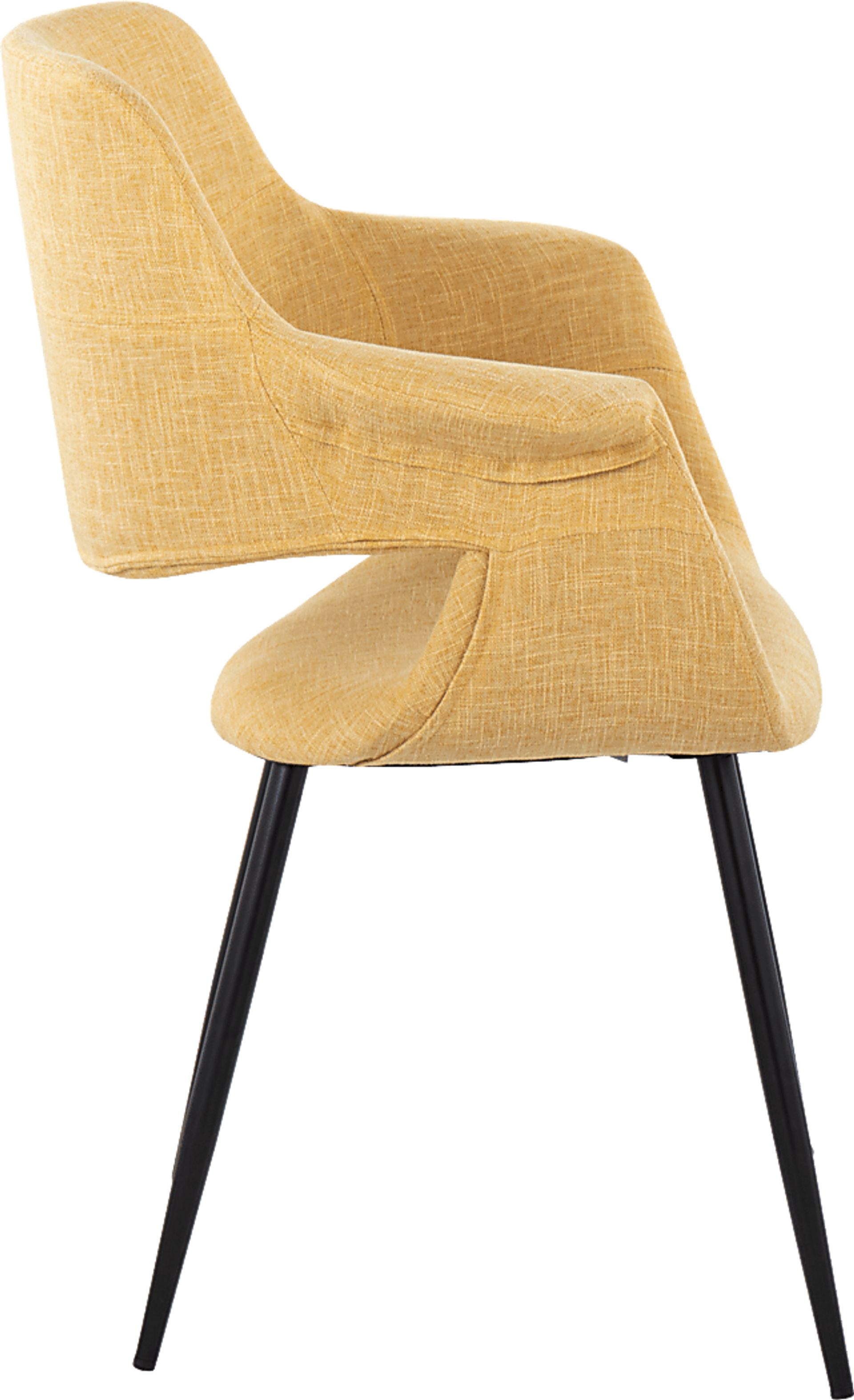 Lafanette II Yellow Arm Chair, Set of 2 - Image 3