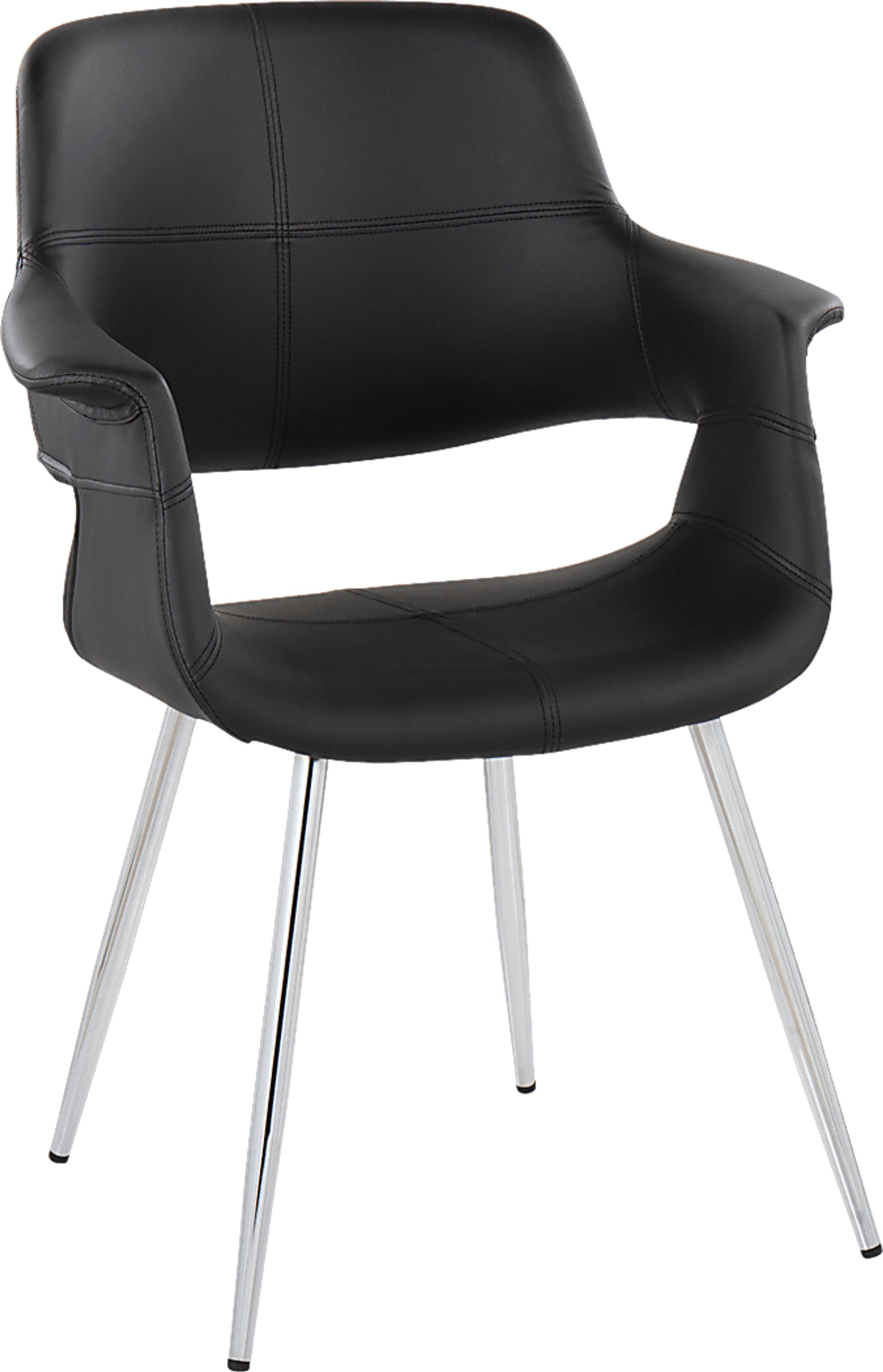 Lafanette III Black Arm Chair, Set of 2 - Image 2