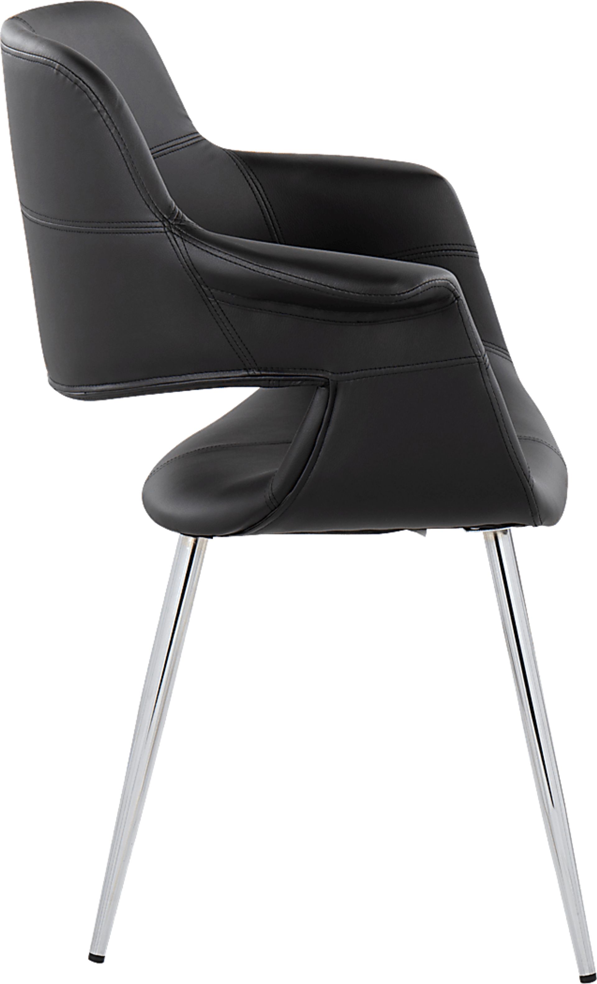 Lafanette III Black Arm Chair, Set of 2 - Image 3