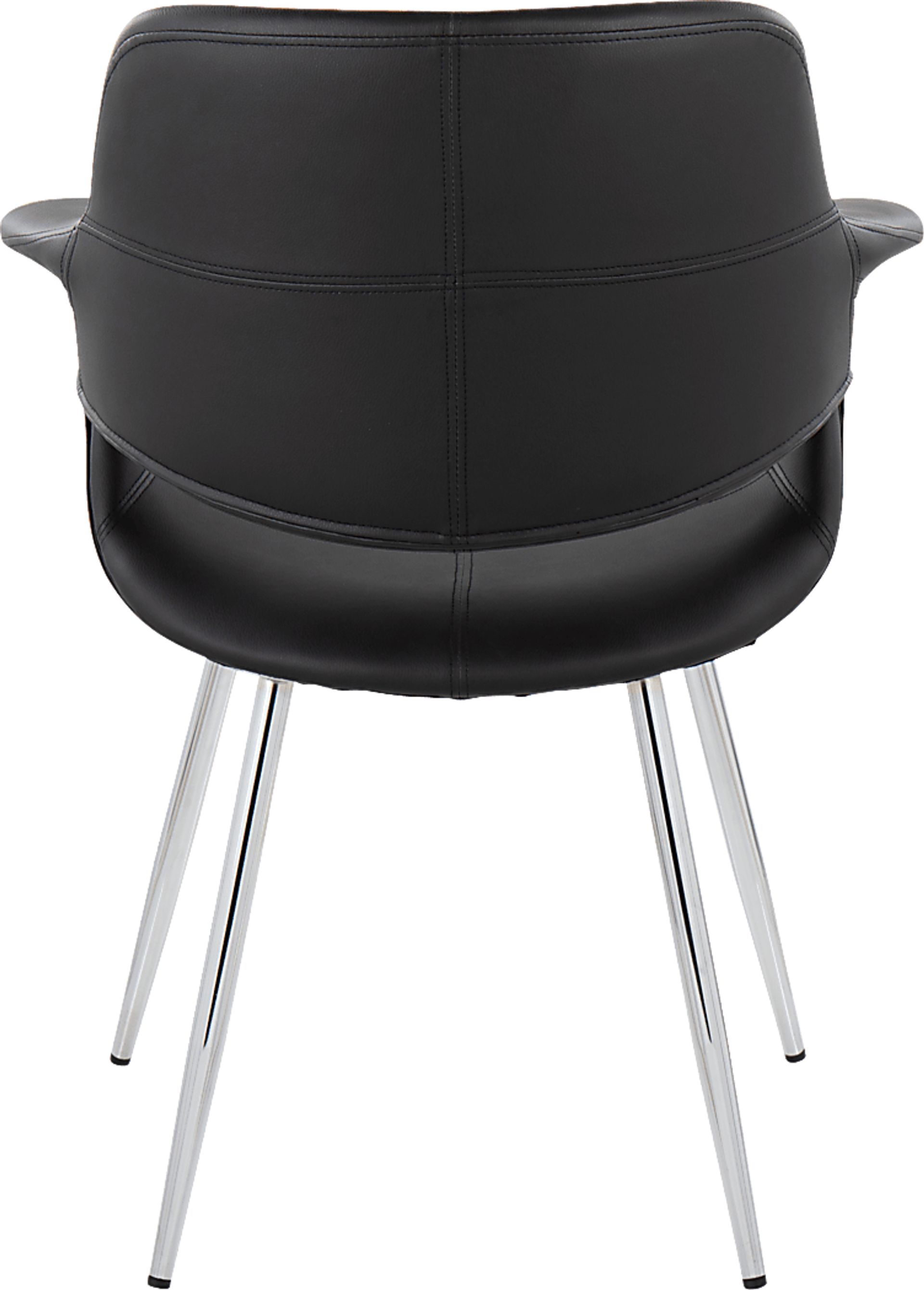 Lafanette III Black Arm Chair, Set of 2 - Image 5