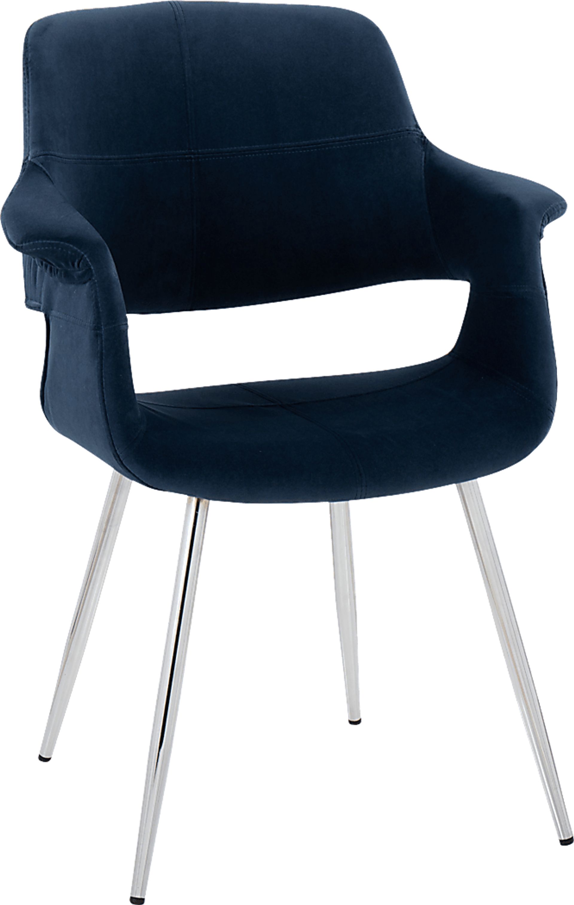 Lafanette III Blue Arm Chair, Set of 2 - Image 4