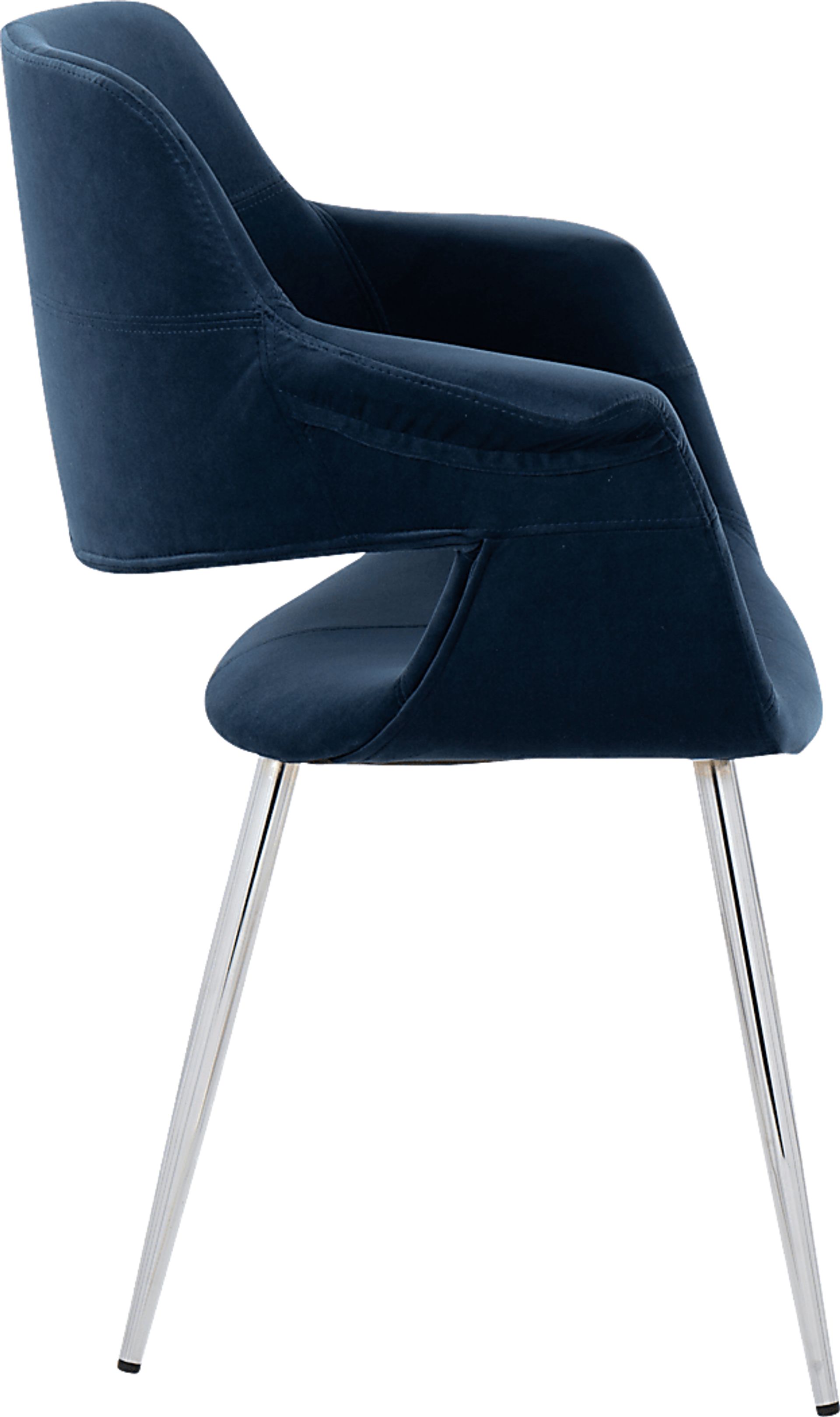 Lafanette III Blue Arm Chair, Set of 2 - Image 5