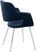 Lafanette III Blue Arm Chair, Set of 2