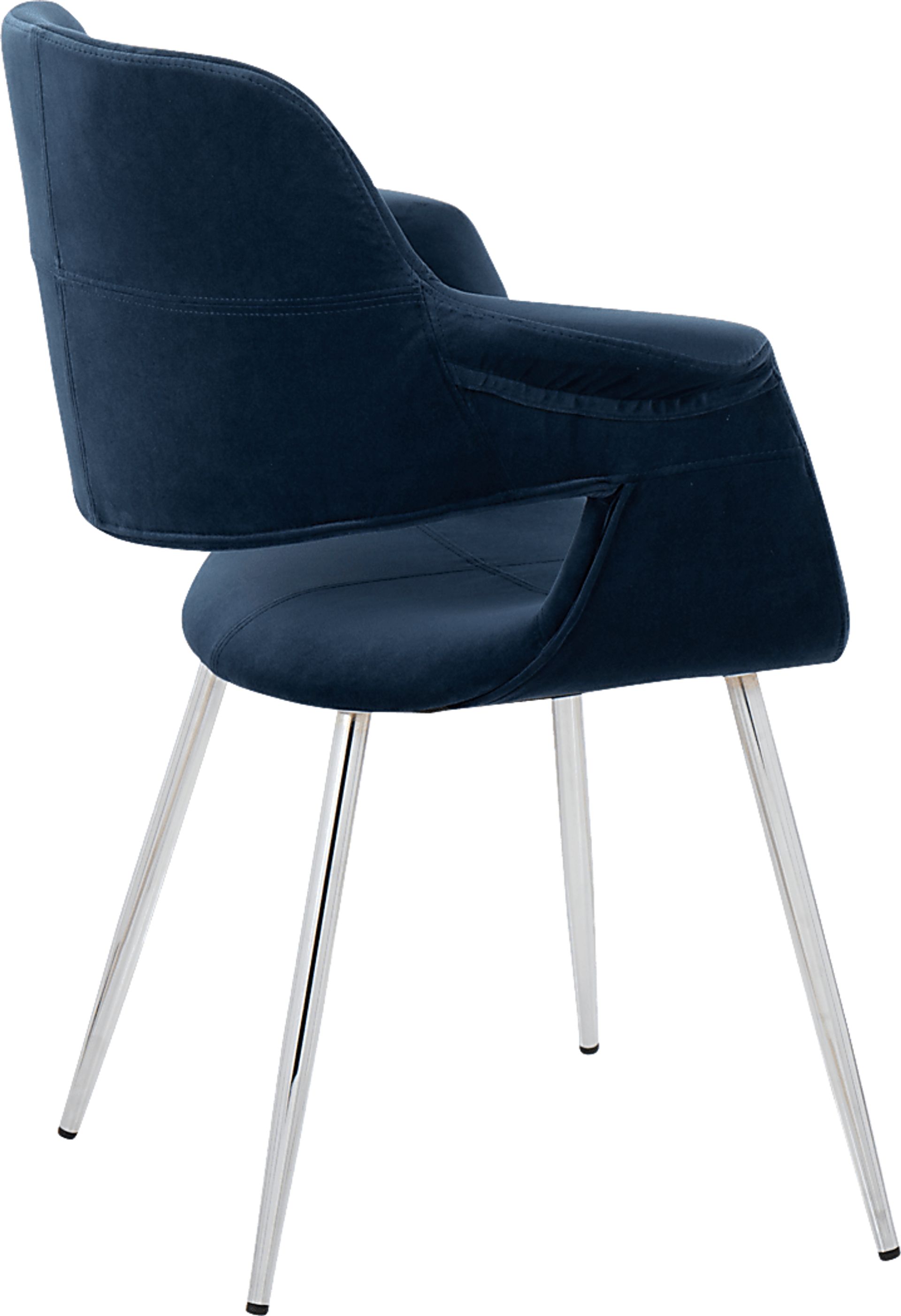 Lafanette III Blue Arm Chair, Set of 2 - Image 6