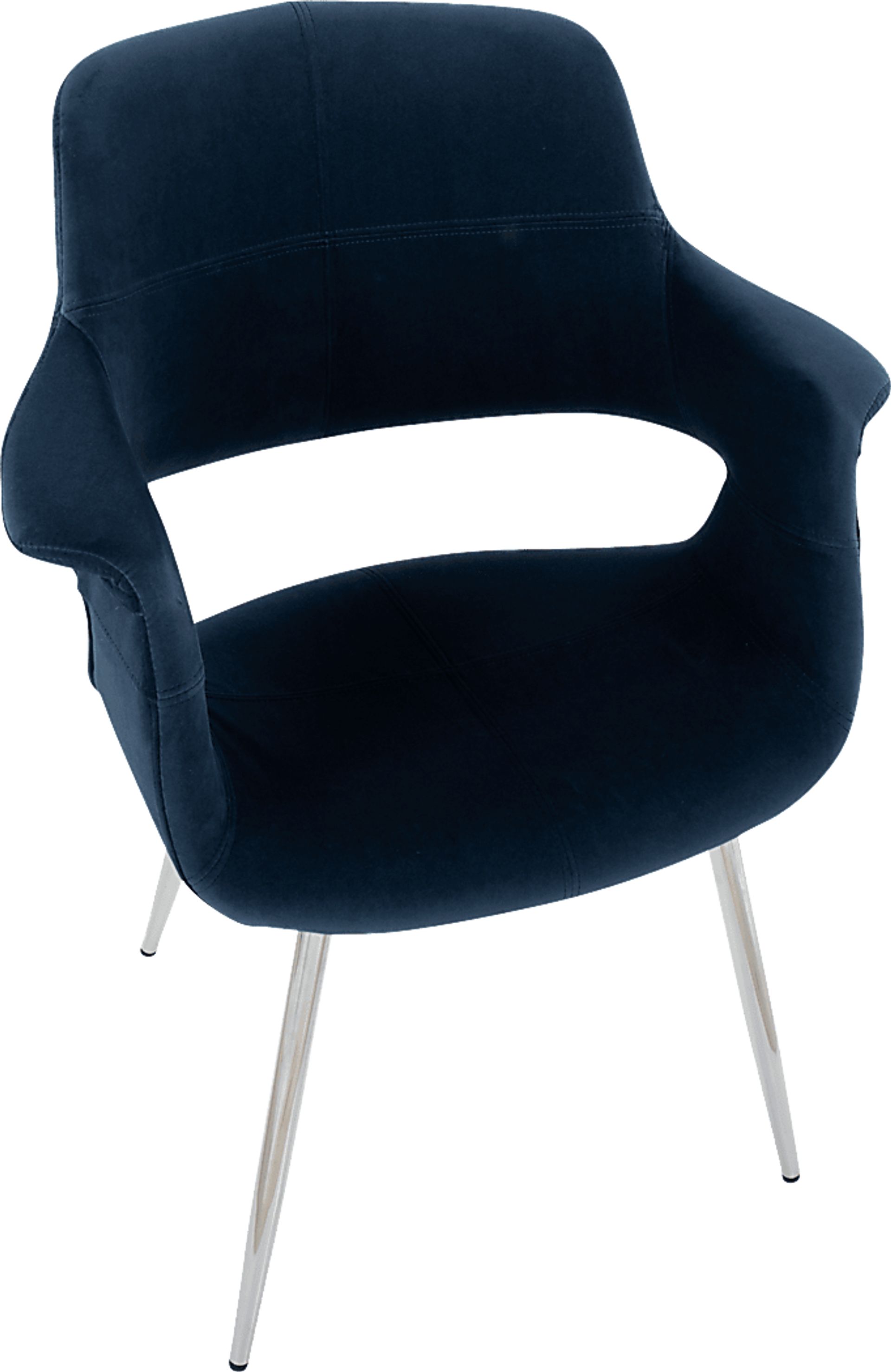 Lafanette III Blue Arm Chair, Set of 2 - Image 9