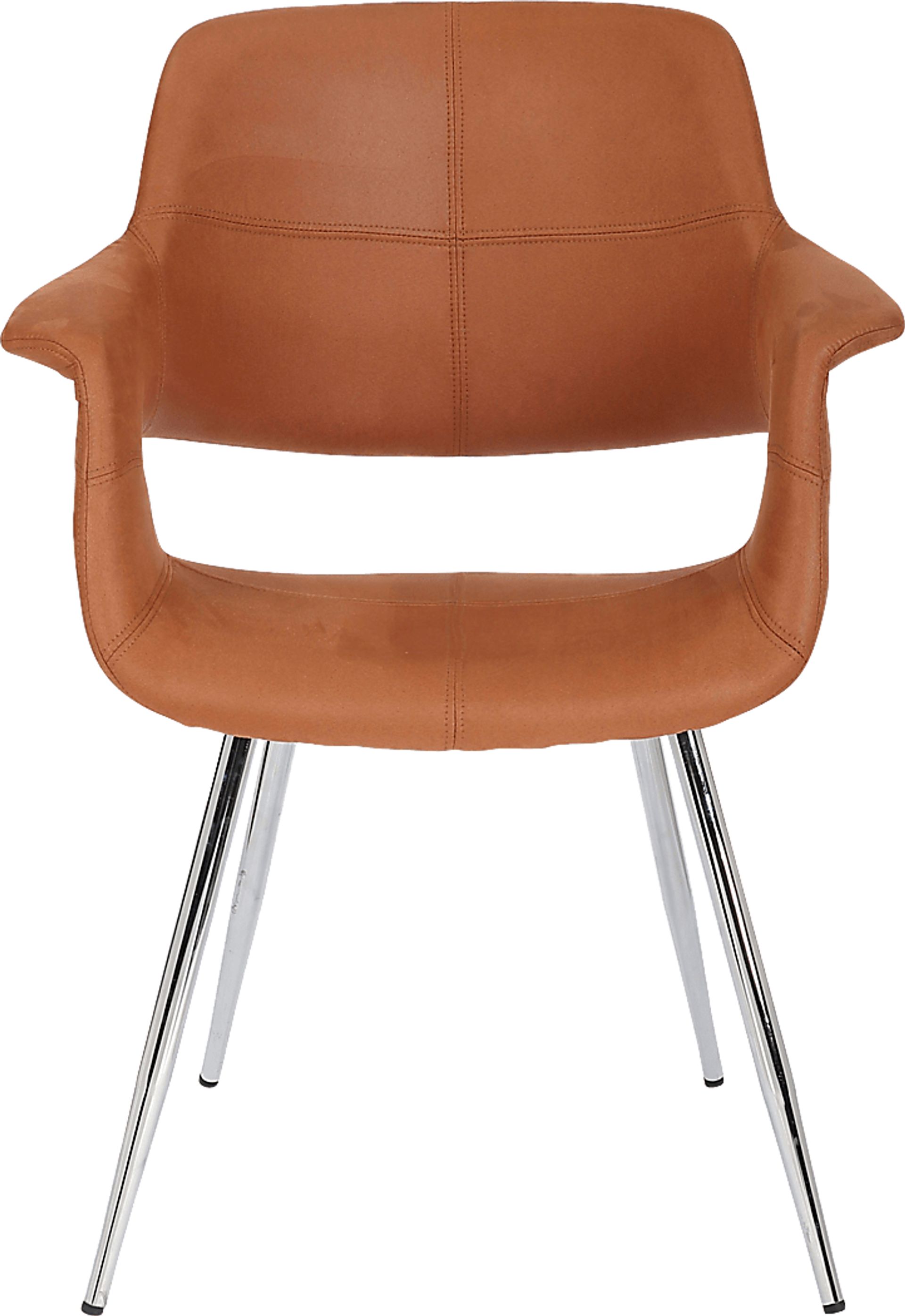Lafanette III Camel Arm Chair, Set of 2 - Image 7