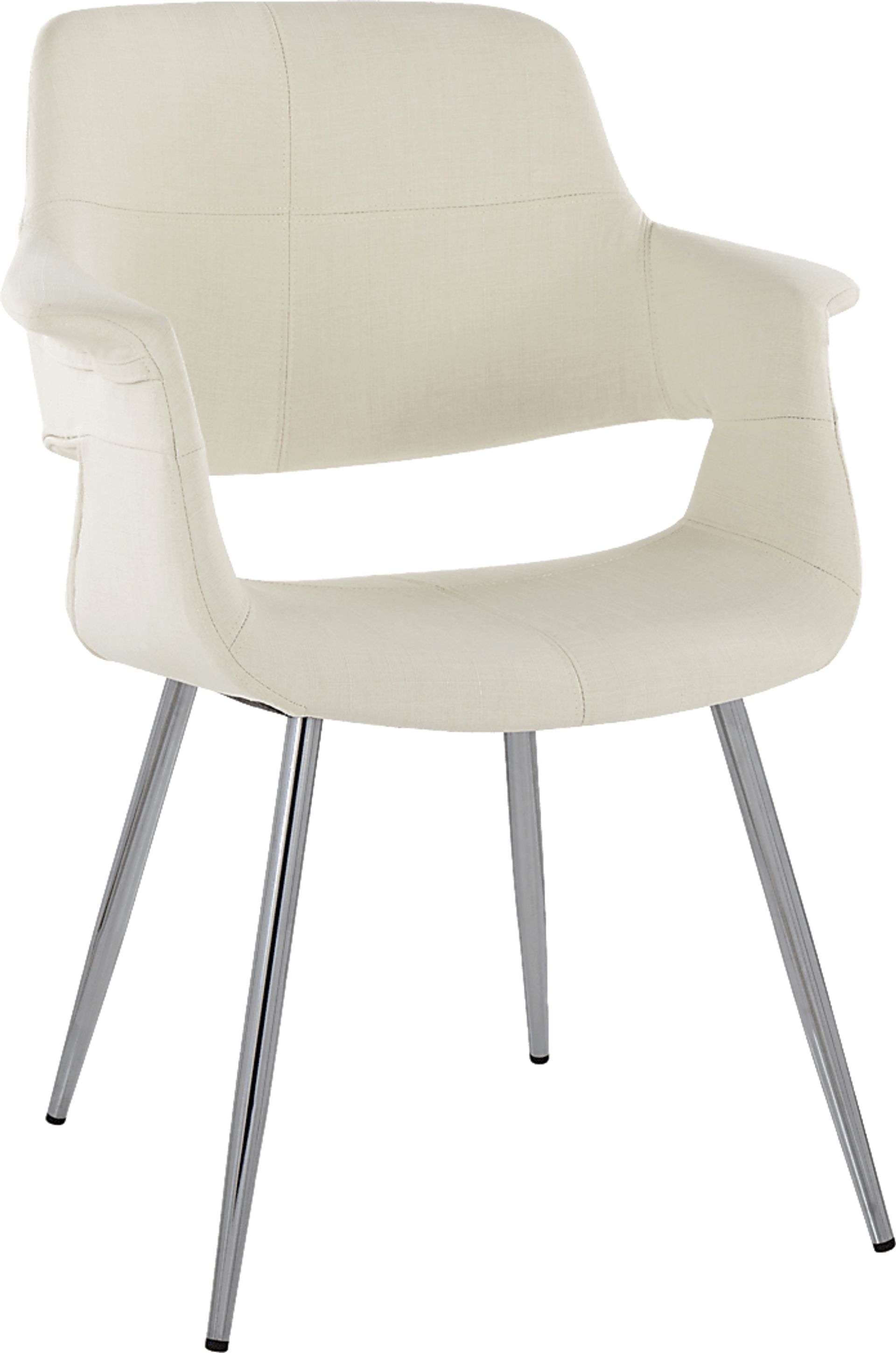 Lafanette III Cream Arm Chair, Set of 2 - Image 3