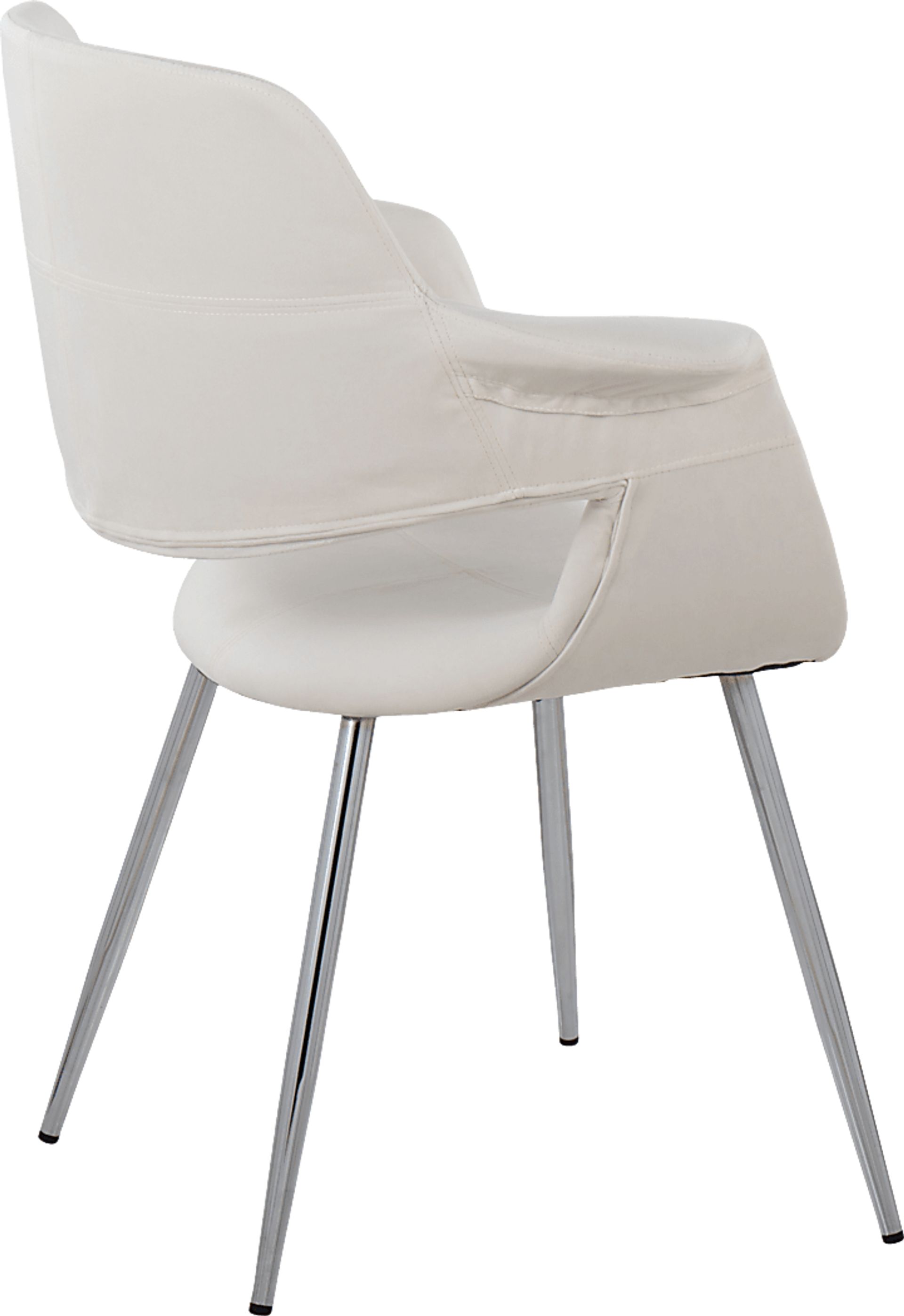 Lafanette III Cream Arm Chair, Set of 2 - Image 6