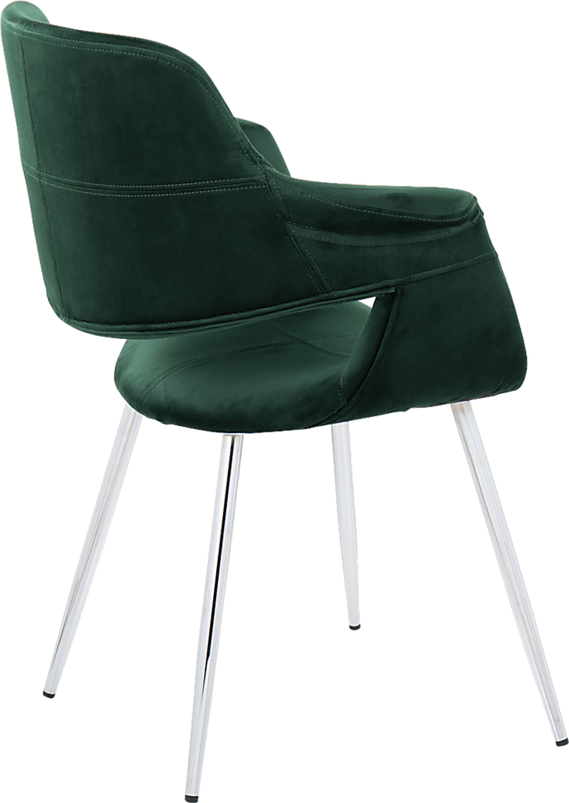Lafanette III Green Arm Chair, Set of 2 - Image 3