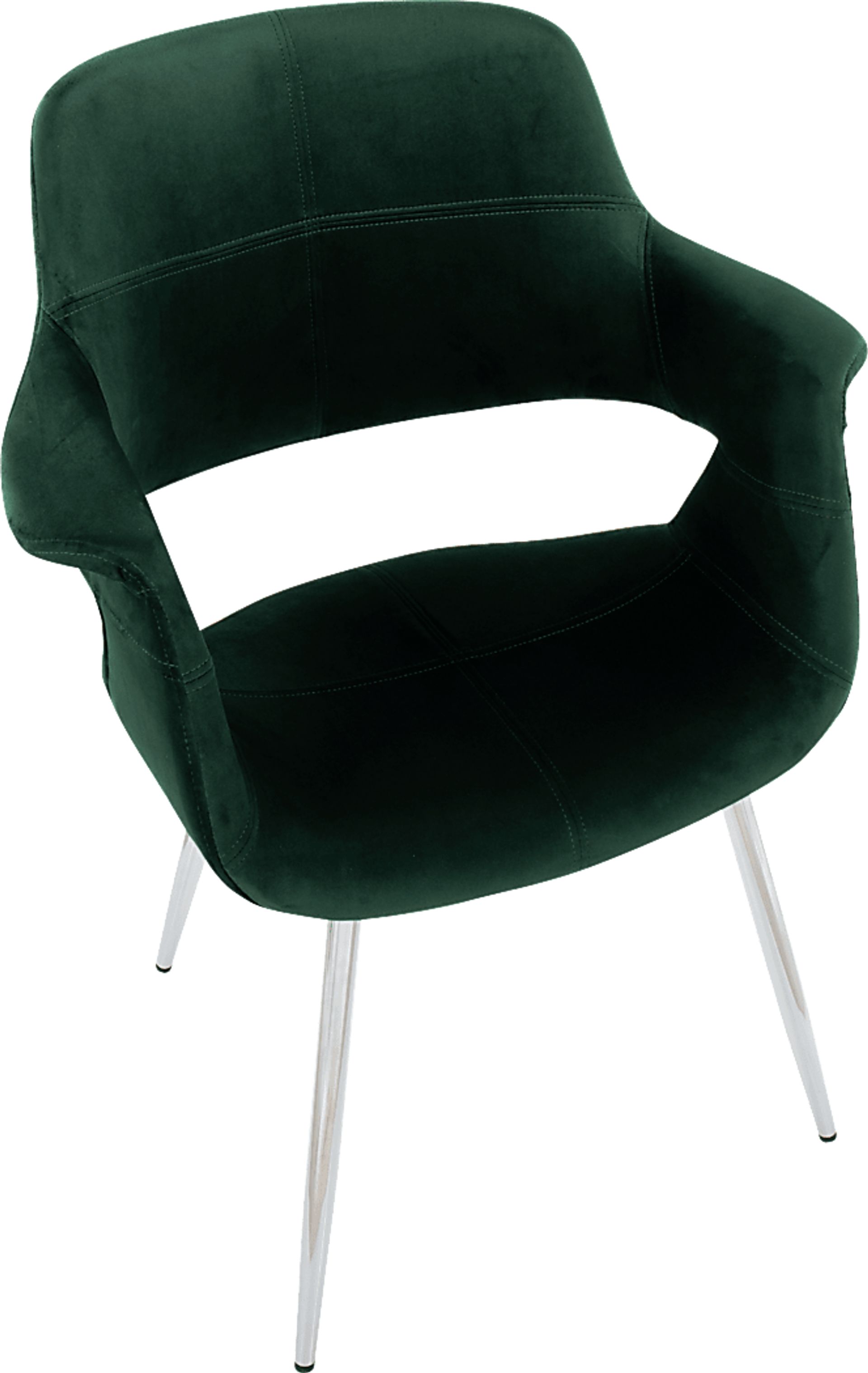 Lafanette III Green Arm Chair, Set of 2 - Image 6