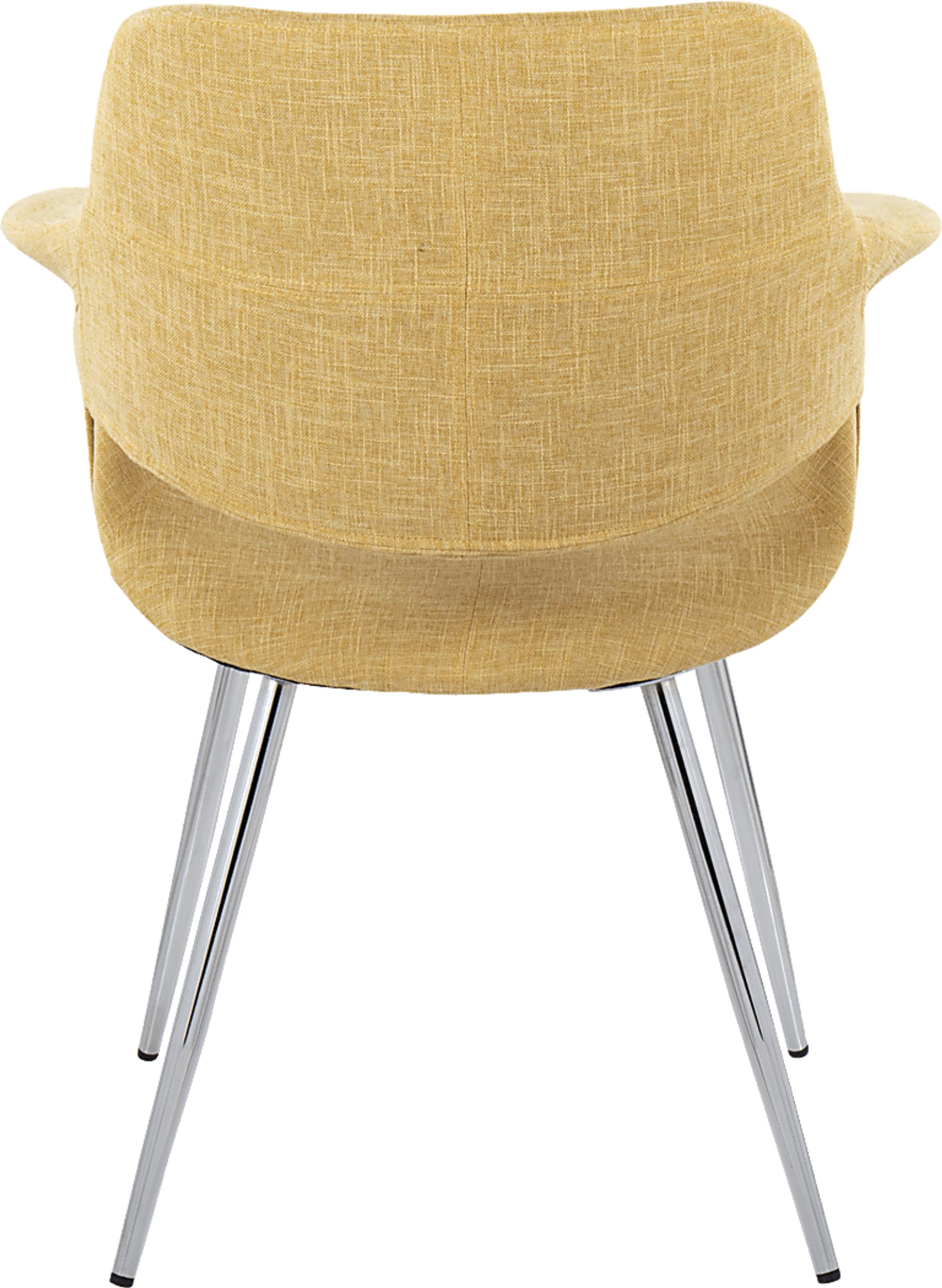 Lafanette III Yellow Arm Chair, Set of 2 - Image 7