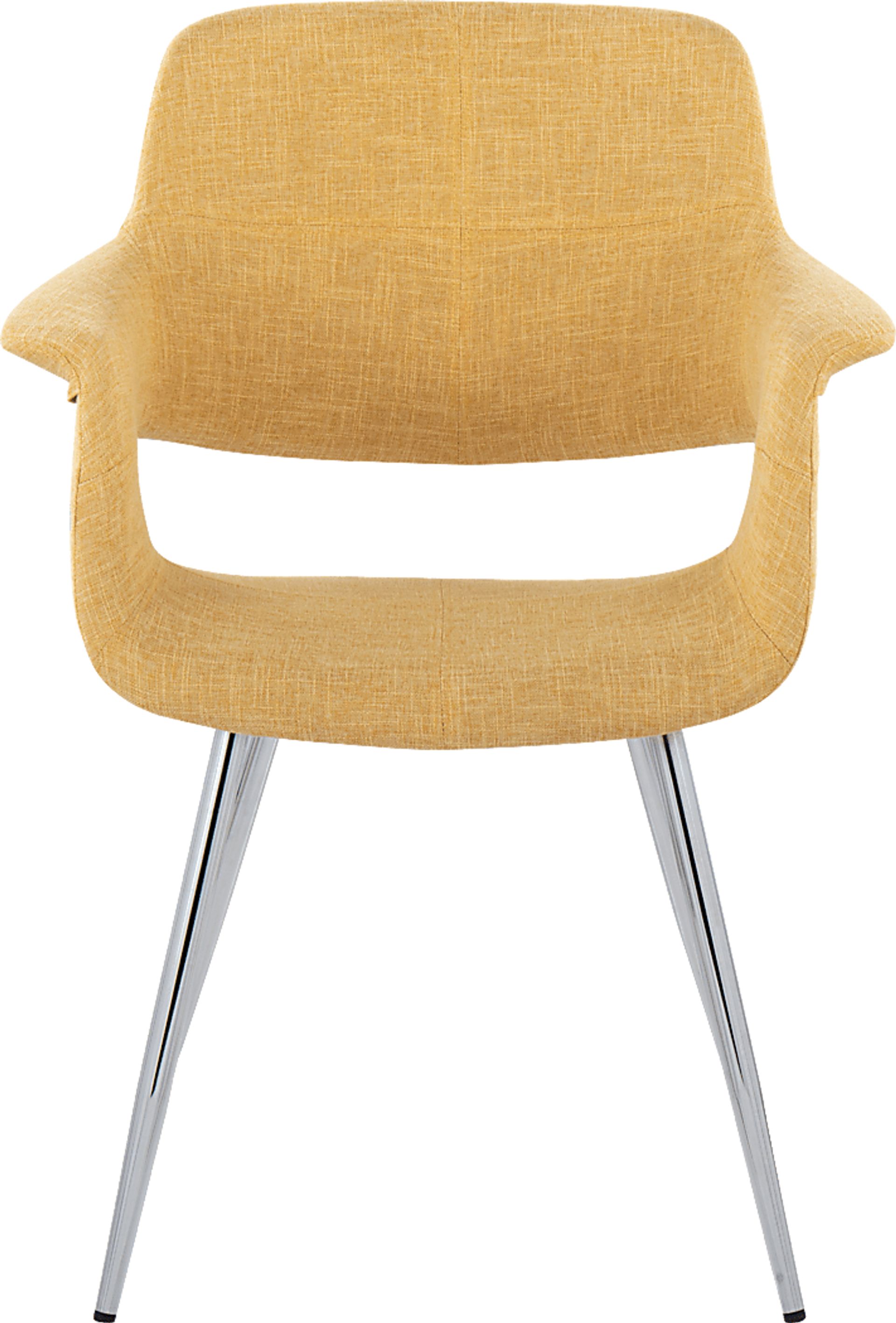 Lafanette III Yellow Arm Chair, Set of 2 - Image 8