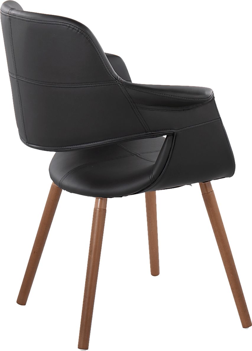 Lafanette IV Black Arm Chair, Set of 2