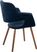 Lafanette IV Blue Arm Chair, Set of 2