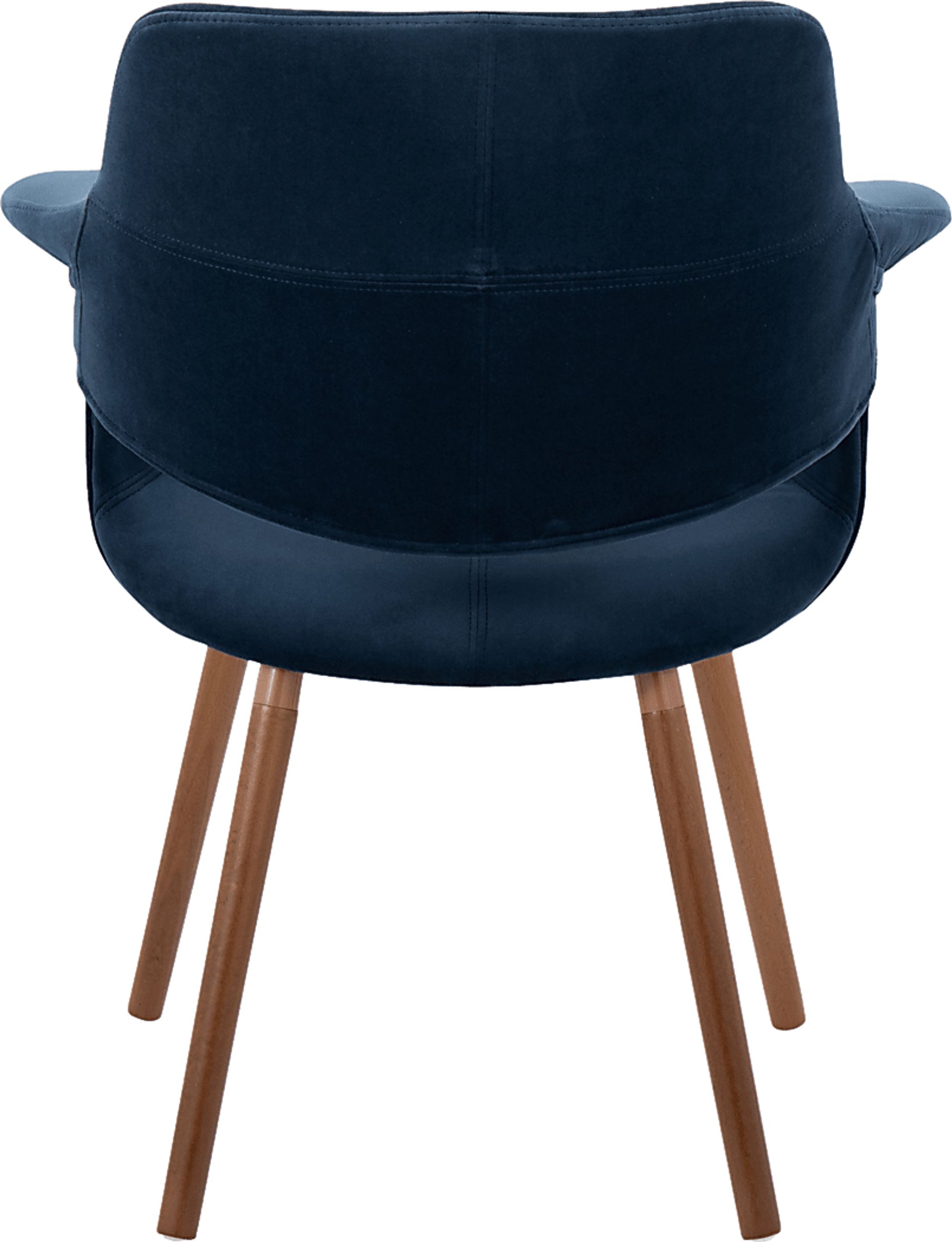 Lafanette IV Blue Arm Chair, Set of 2 - Image 6