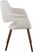Lafanette IV Cream Arm Chair, Set of 2