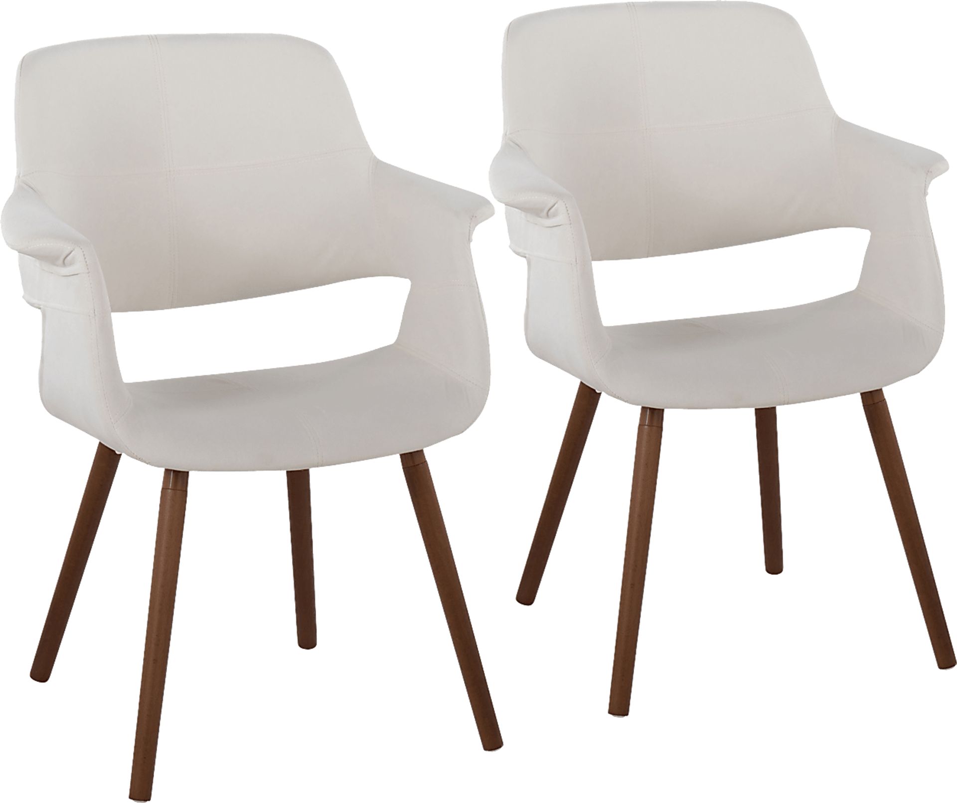 Lafanette IV Cream Arm Chair, Set of 2 - Image 1