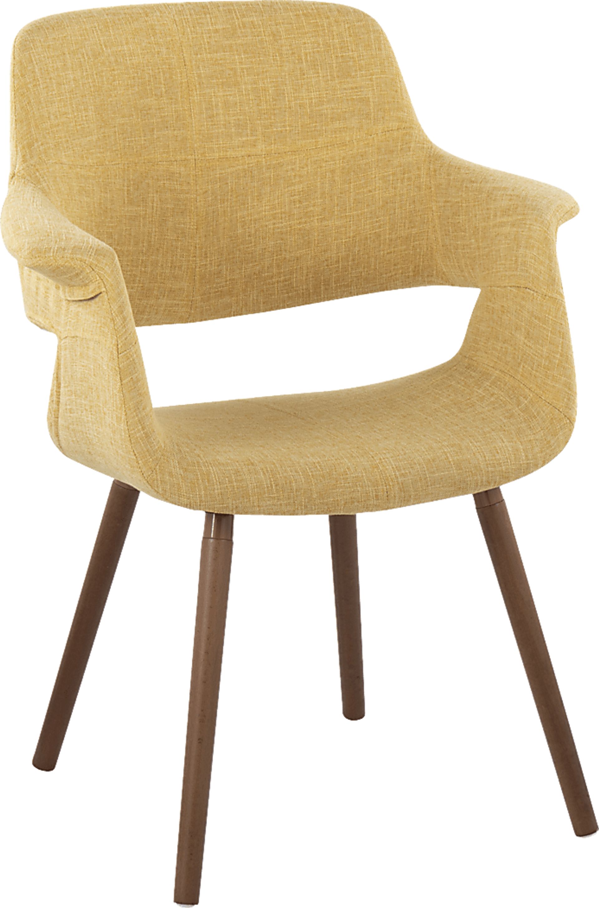 Lafanette IV Yellow Arm Chair, Set of 2 - Image 4