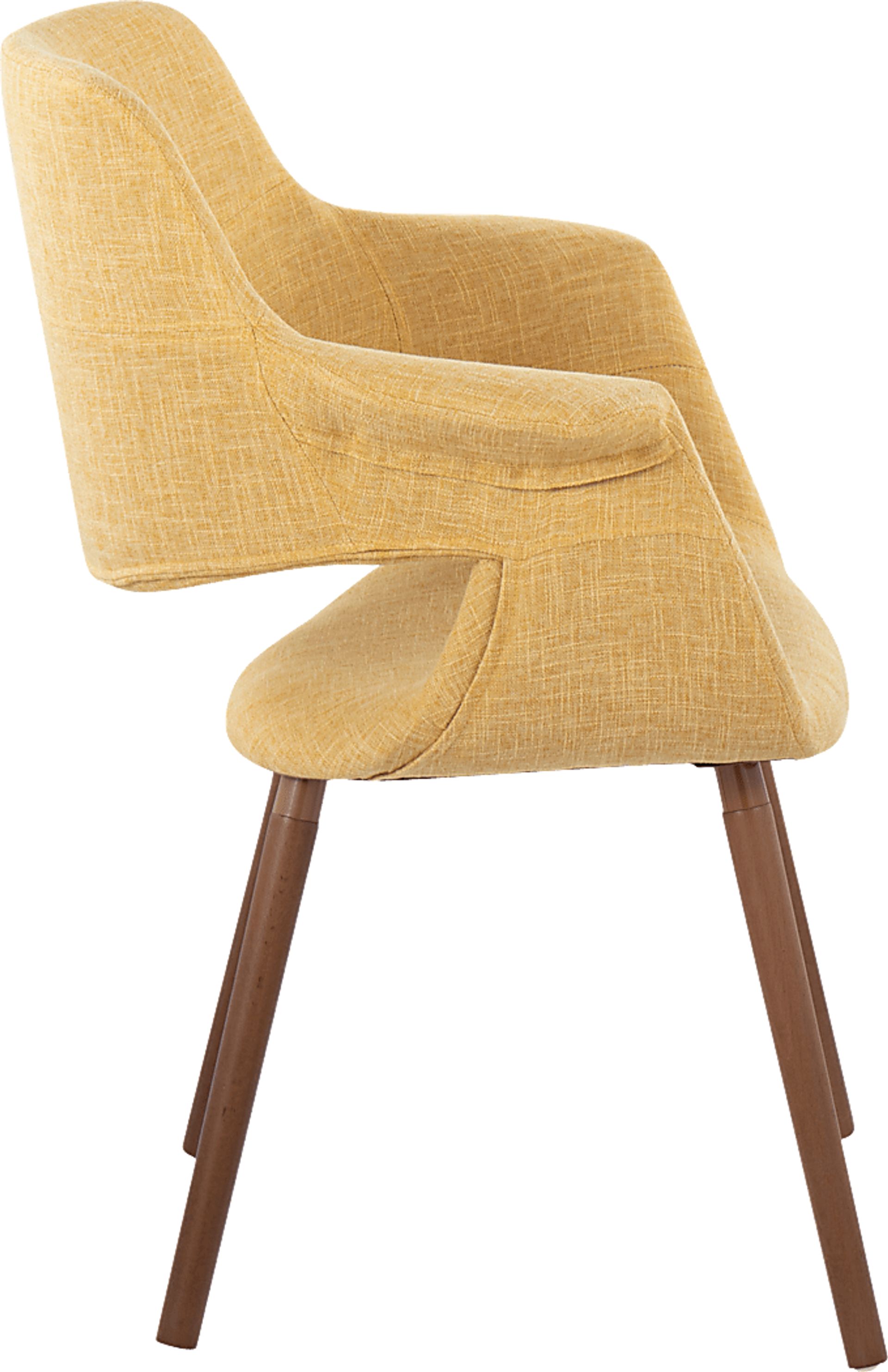 Lafanette IV Yellow Arm Chair, Set of 2 - Image 5