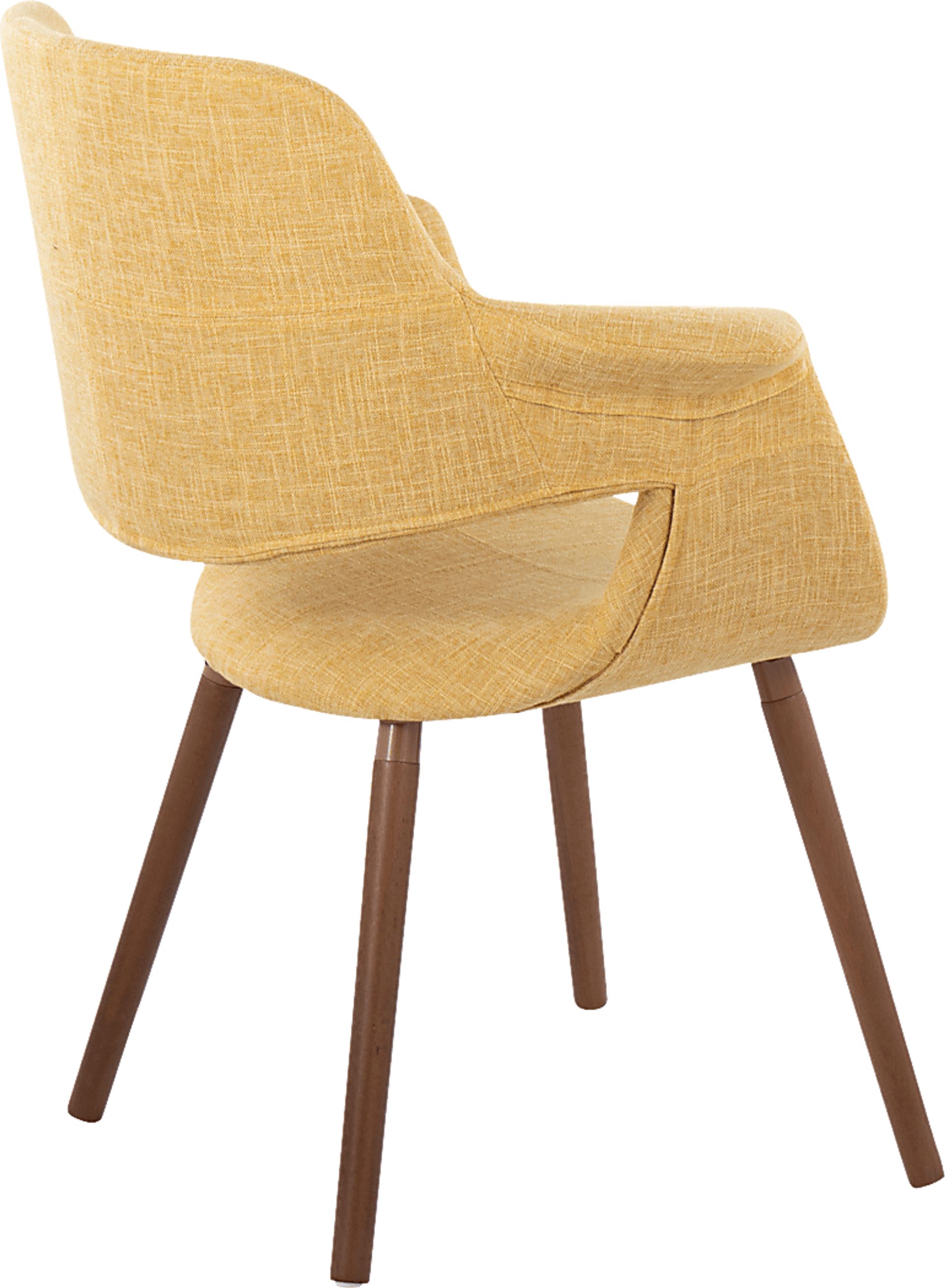 Lafanette IV Yellow Arm Chair, Set of 2 - Image 6