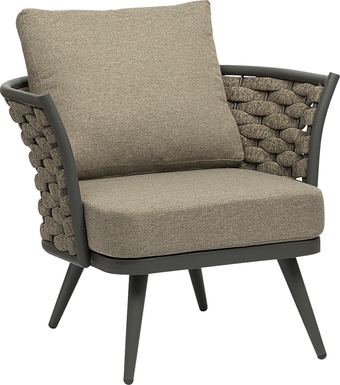 Lafargue Taupe Accent Chair