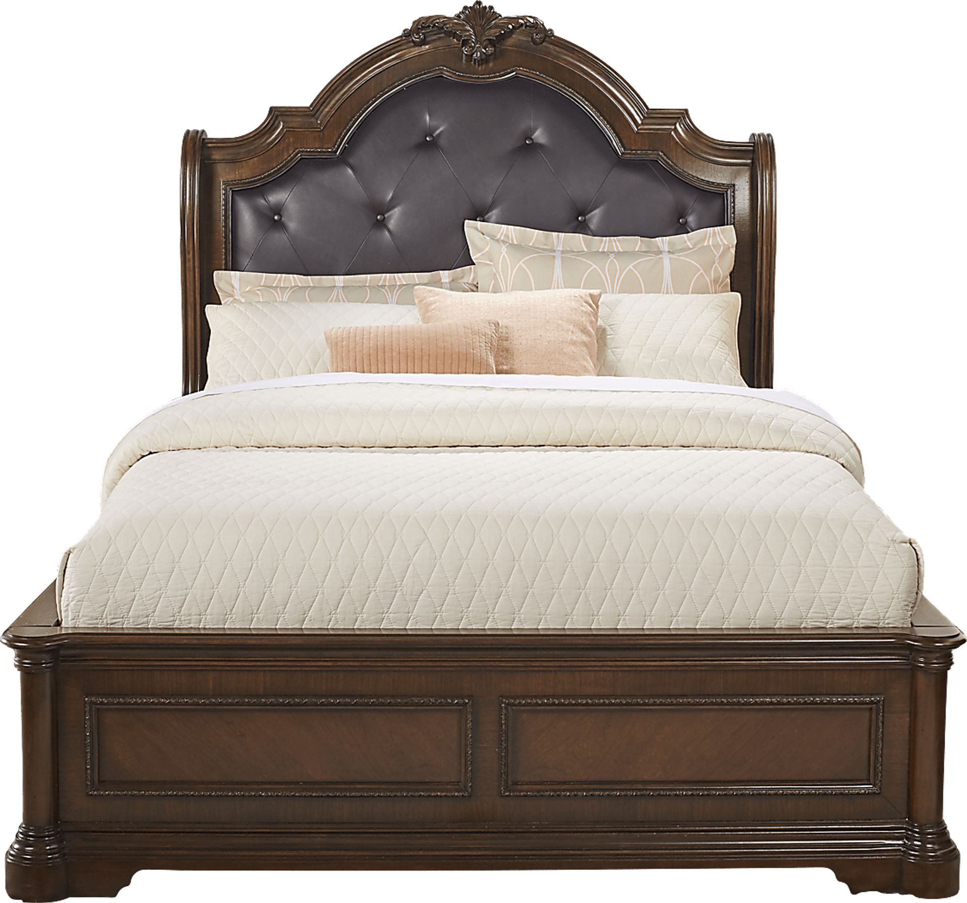 Lafayette Place Brown 3 Pc King Upholstered Bed - Image 2