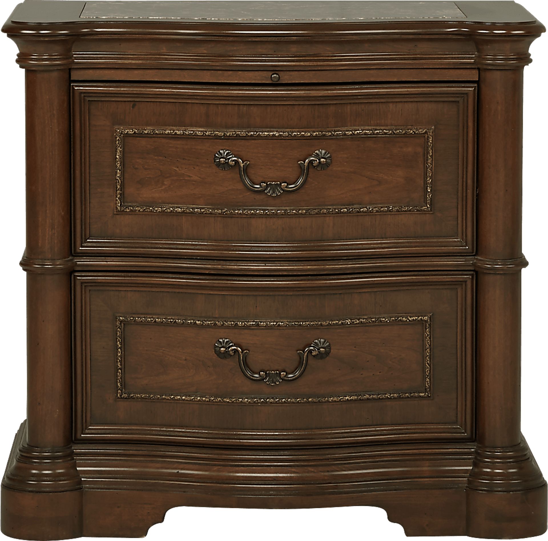 Lafayette Place Brown 7 Pc Queen Upholstered Sleigh Bedroom - Image 9