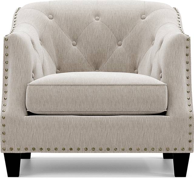 Shelton Platinum Accent Chair - Thumbnail - Image 2
