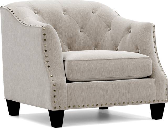 Shelton Platinum Accent Chair - Thumbnail - Image 1
