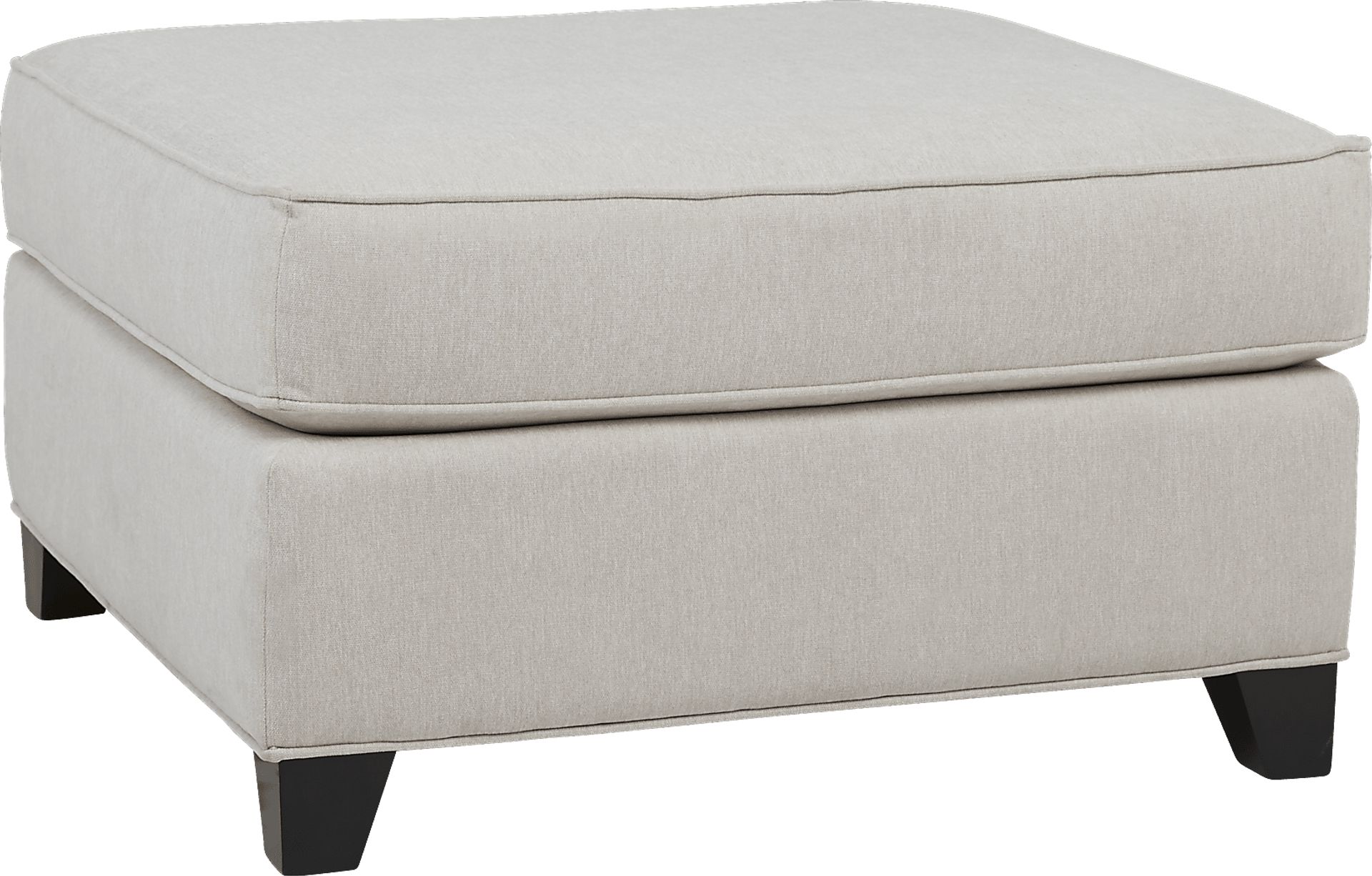Lafayette Square Beige Ottoman - Image 1