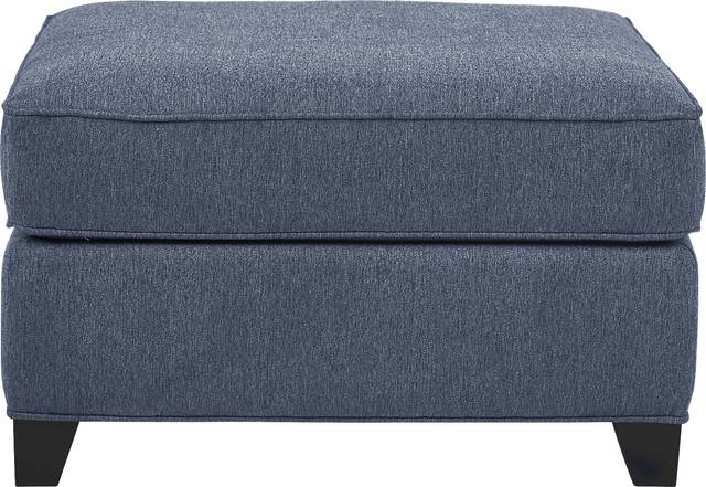 Lafayette Square Blue Ottoman - Thumbnail - Image 2