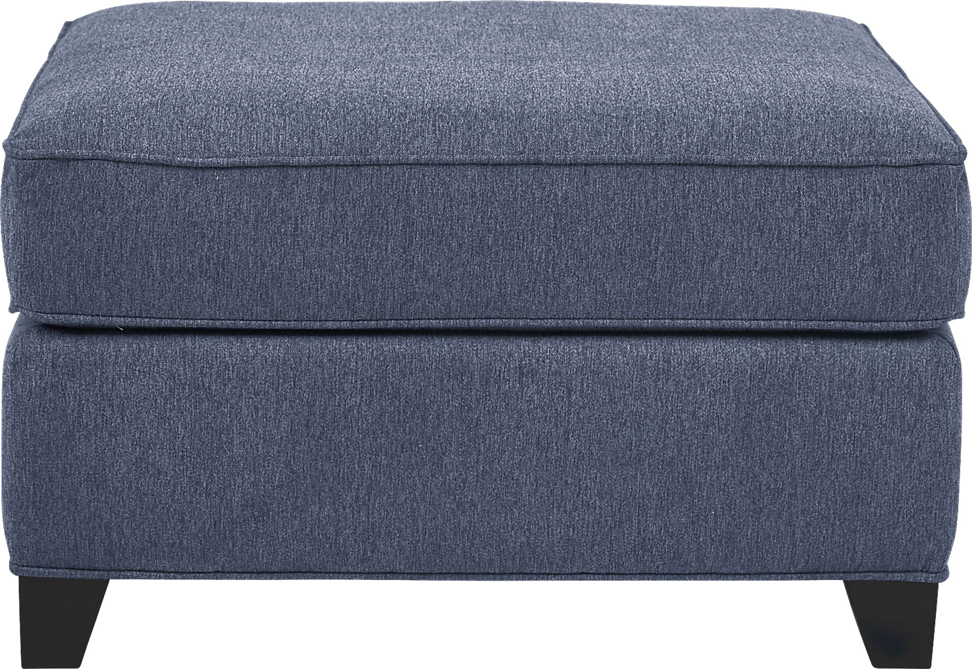 Lafayette Square Blue Ottoman - Image 2