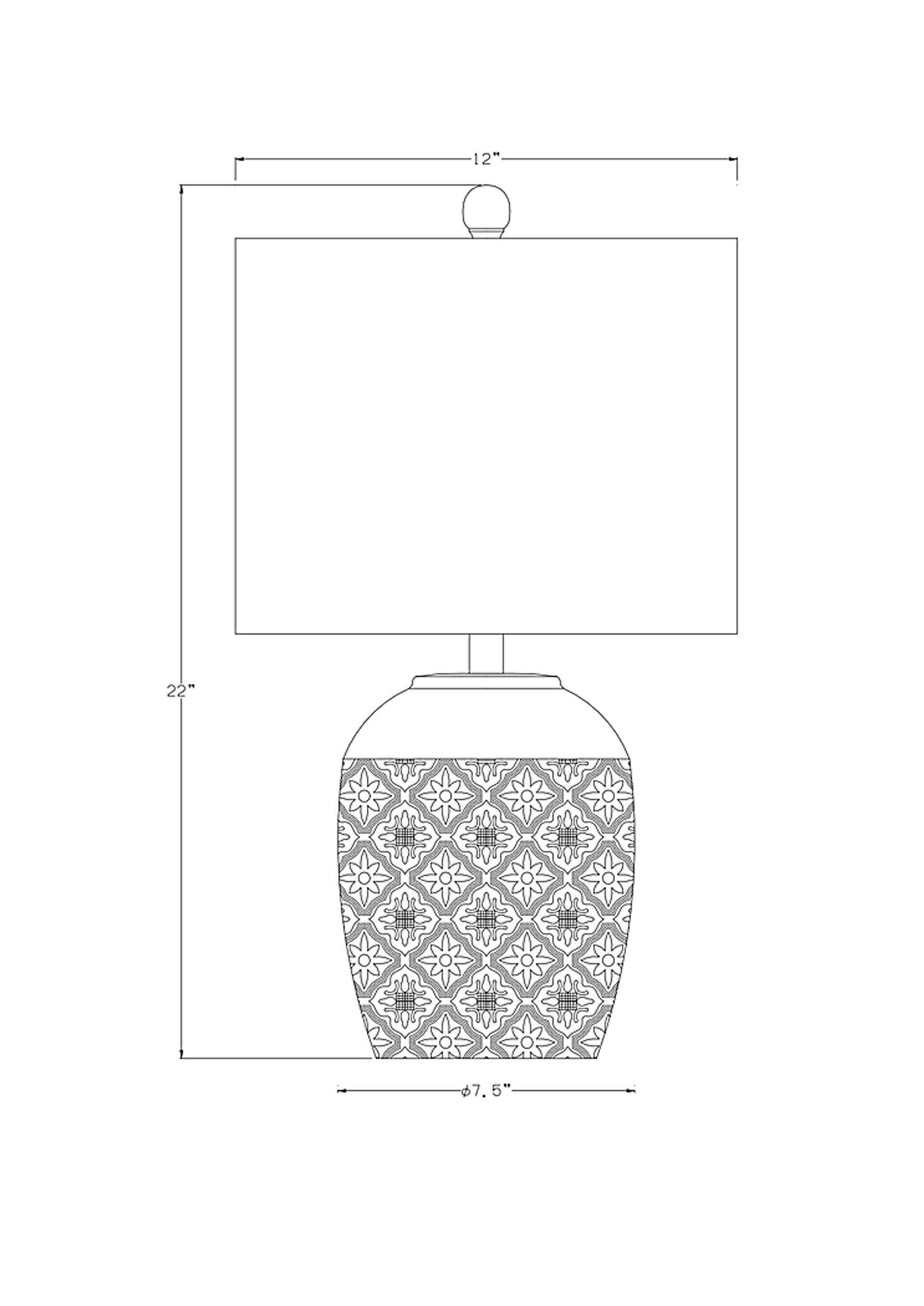 Lafferty Island Beige Lamp - Image 8