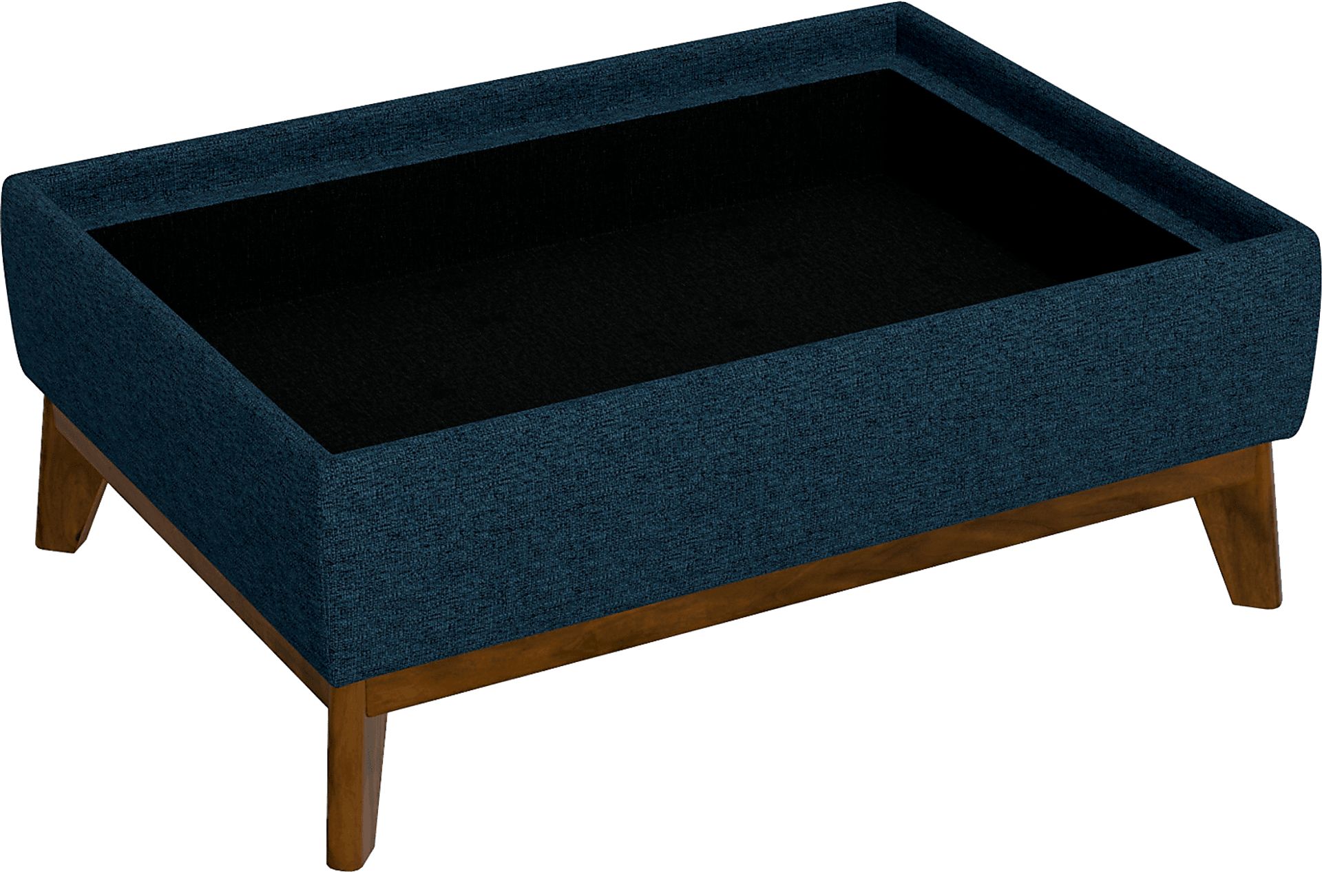 Laffitte Blue Ottoman - Image 6